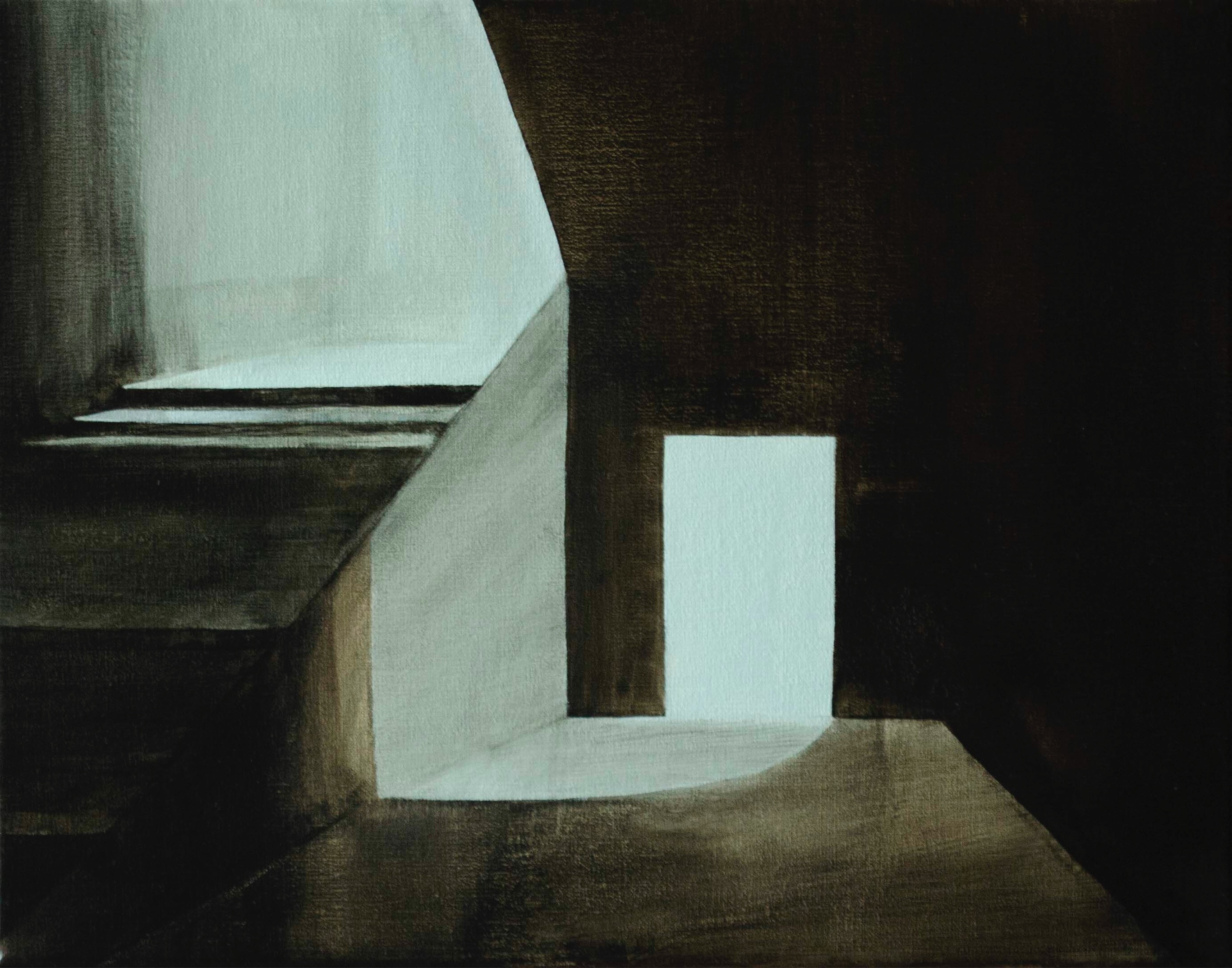 A Landing, 2018, 450x350, Acrylic on linen