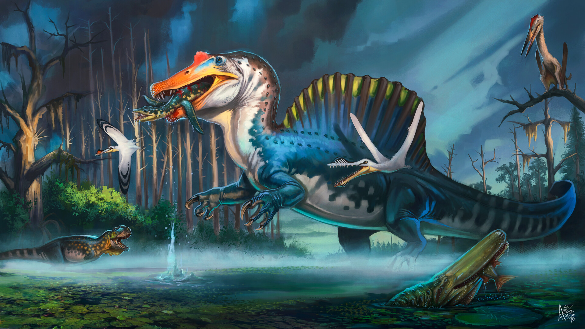 ArtStation - Spinosaurus River King