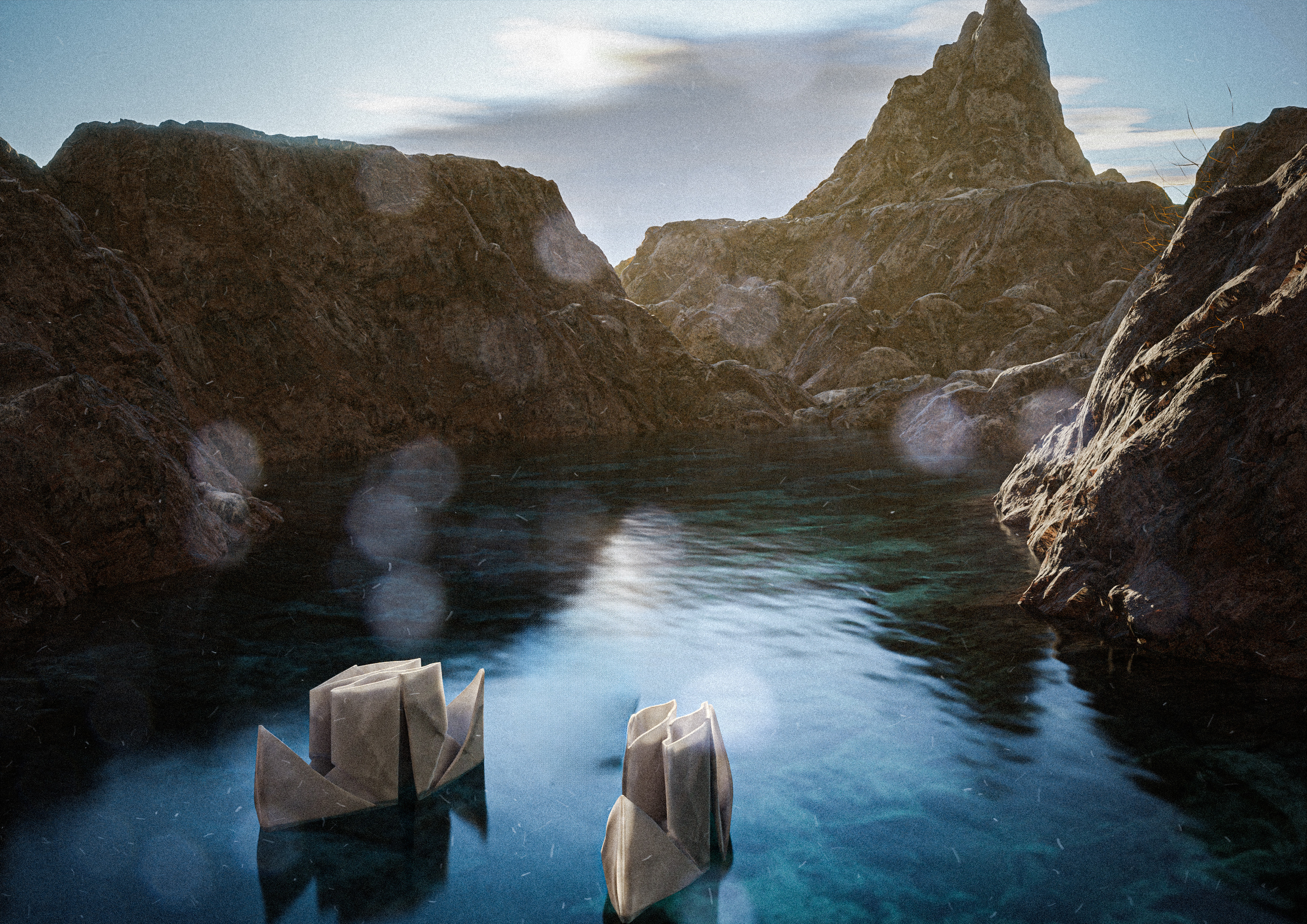 Origami Canyons 