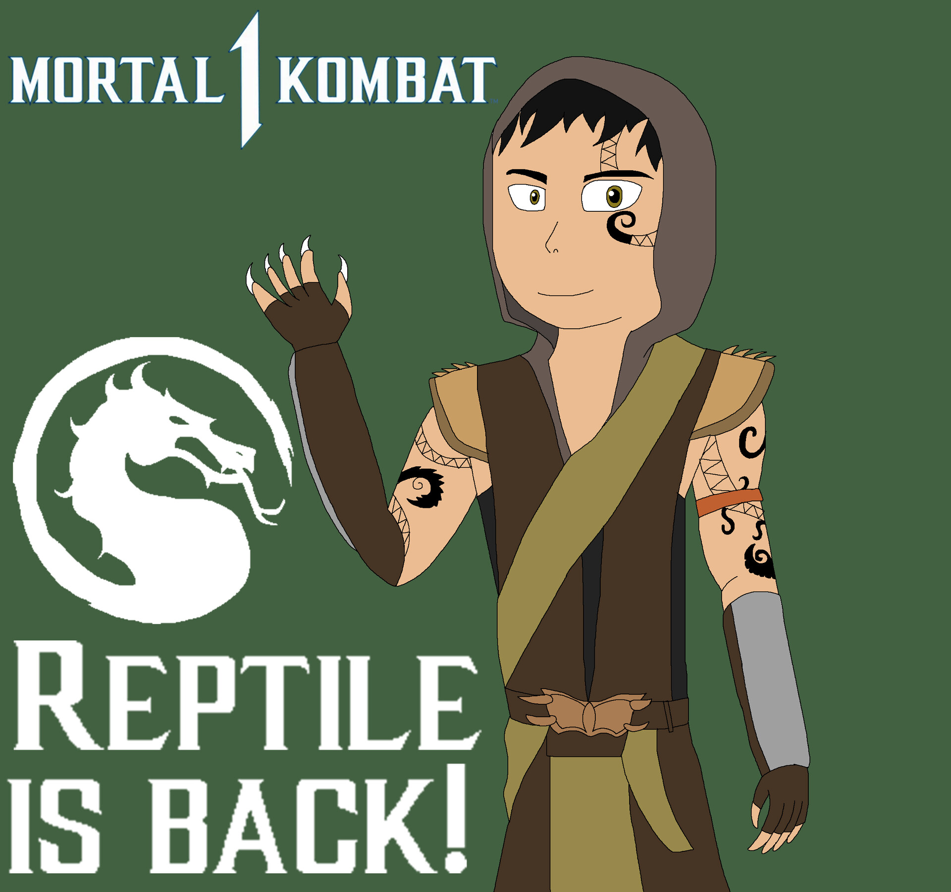 ArtStation - Reptile. Mortal Kombat 4