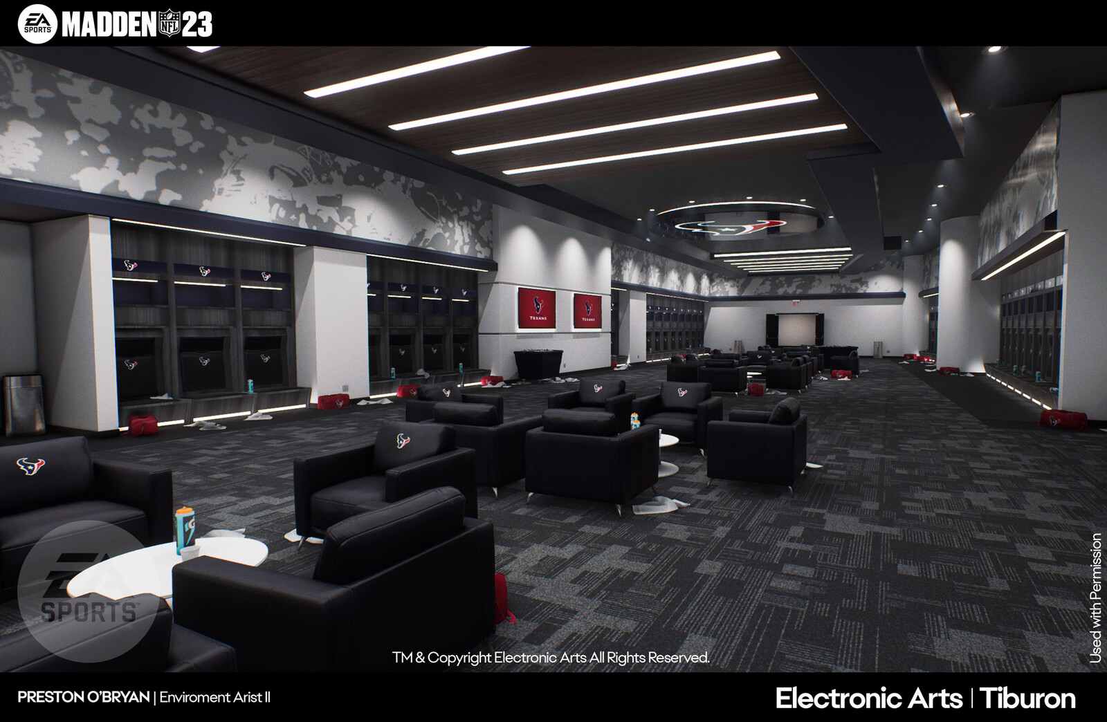 Post game treatment of our locker room.
