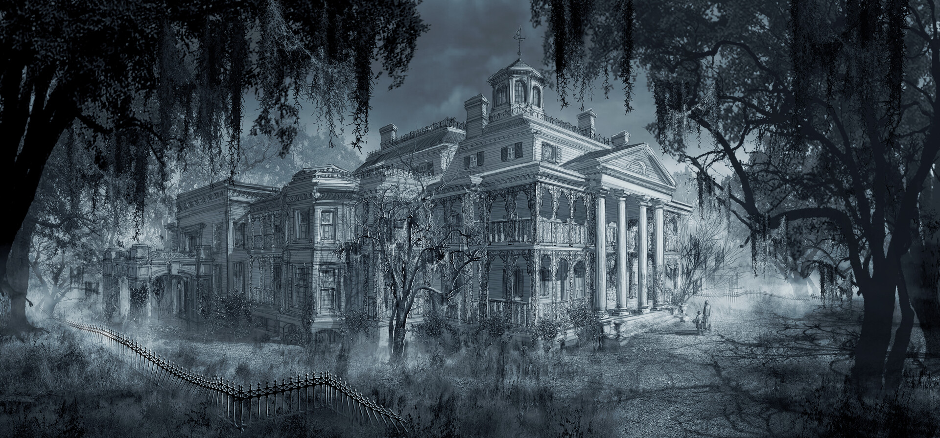 ArtStation HAUNTED MANSION Early Concept Art artstation-haunted-mansion-early-concept-art