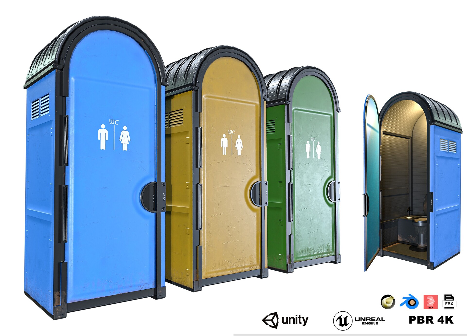 ArtStation Public Portable Toilet