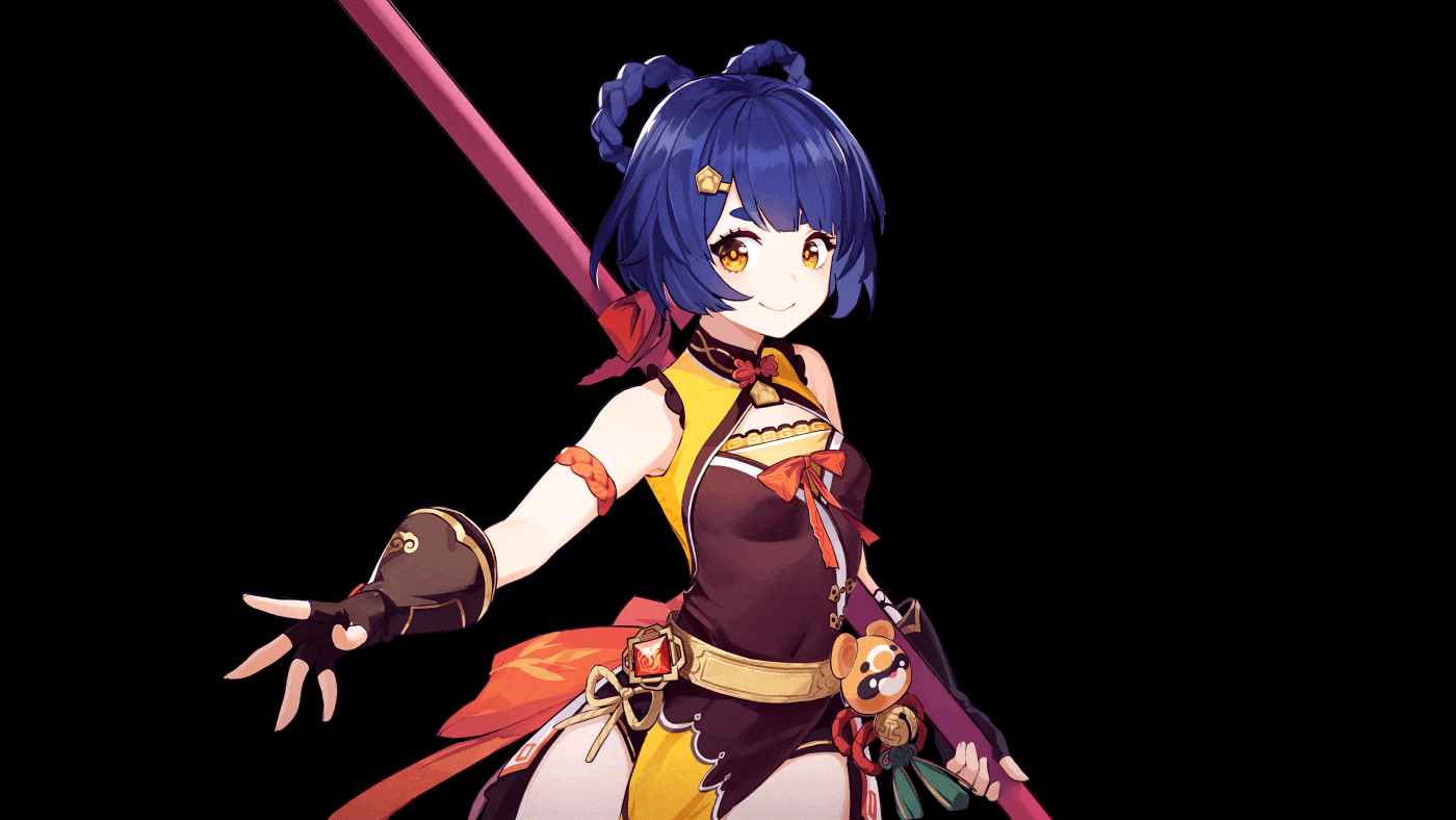 ArtStation - GENSHIN IMPACT - XIANGLING ANIMATION, image size:1400x788