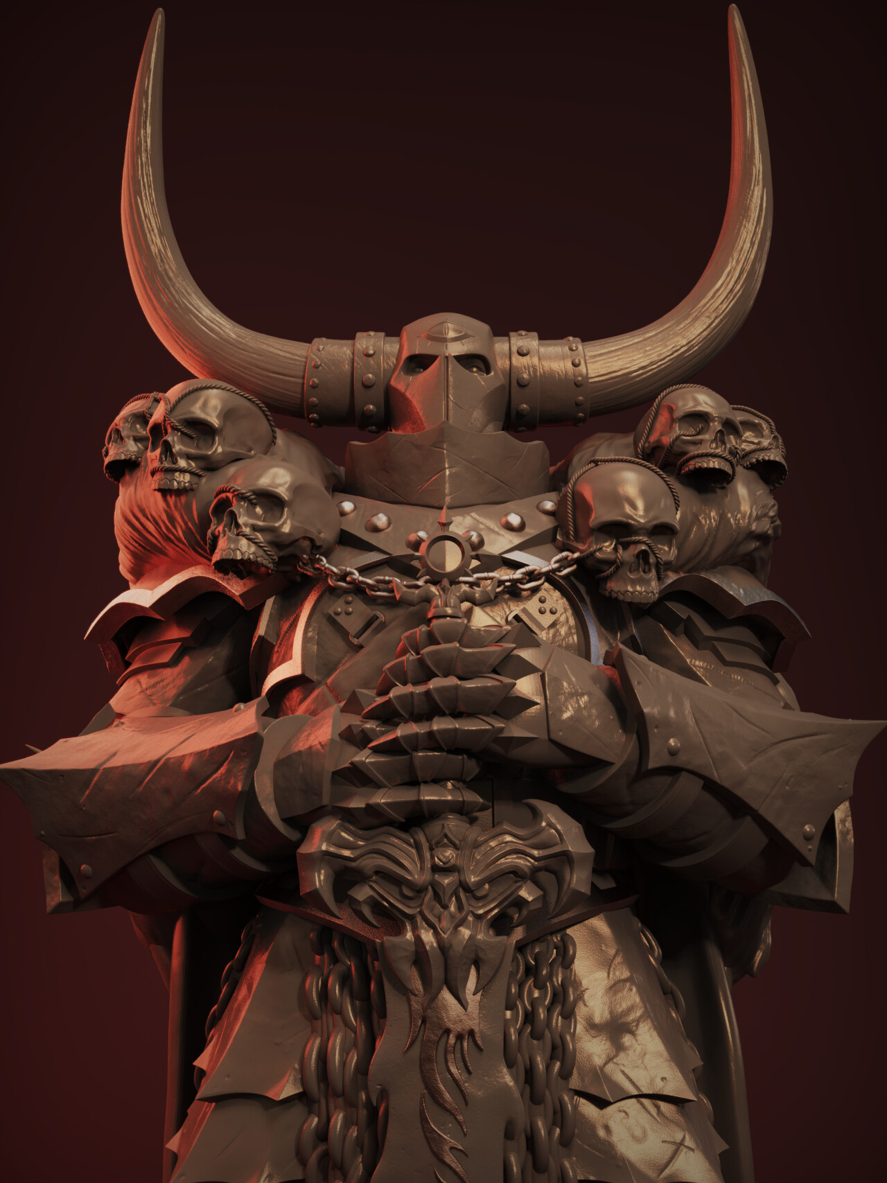 ArtStation - Archaon the Everchosen Figurine Warhammer fantasy