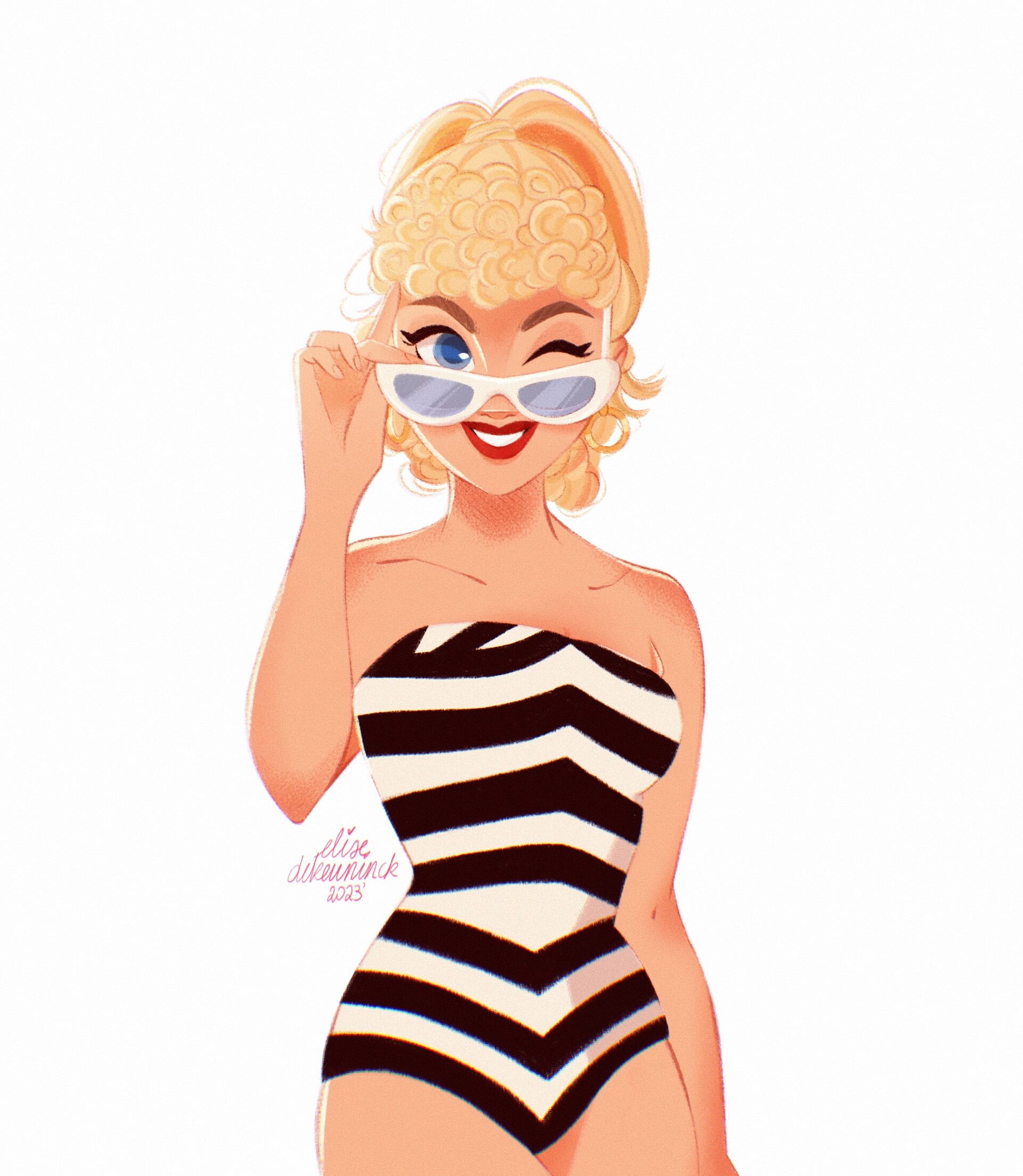 ArtStation Barbie in Swimsuit