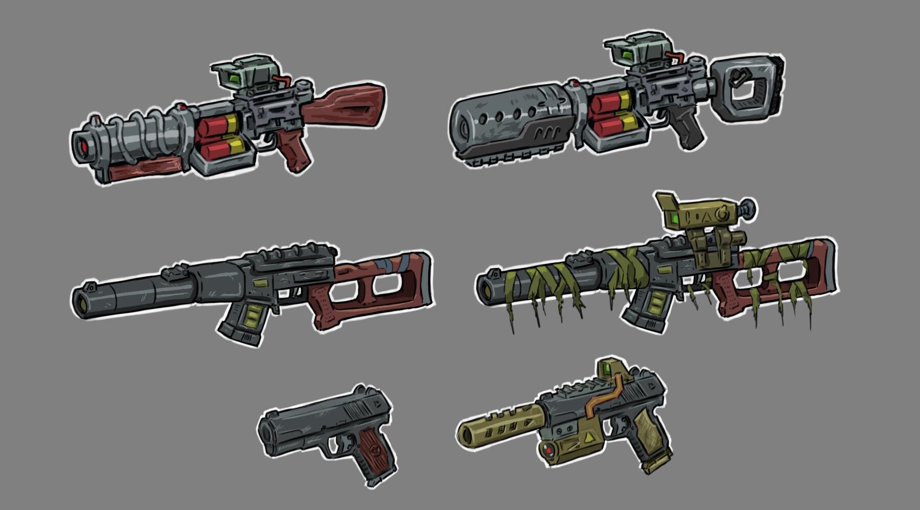 ArtStation Weapon Concepts