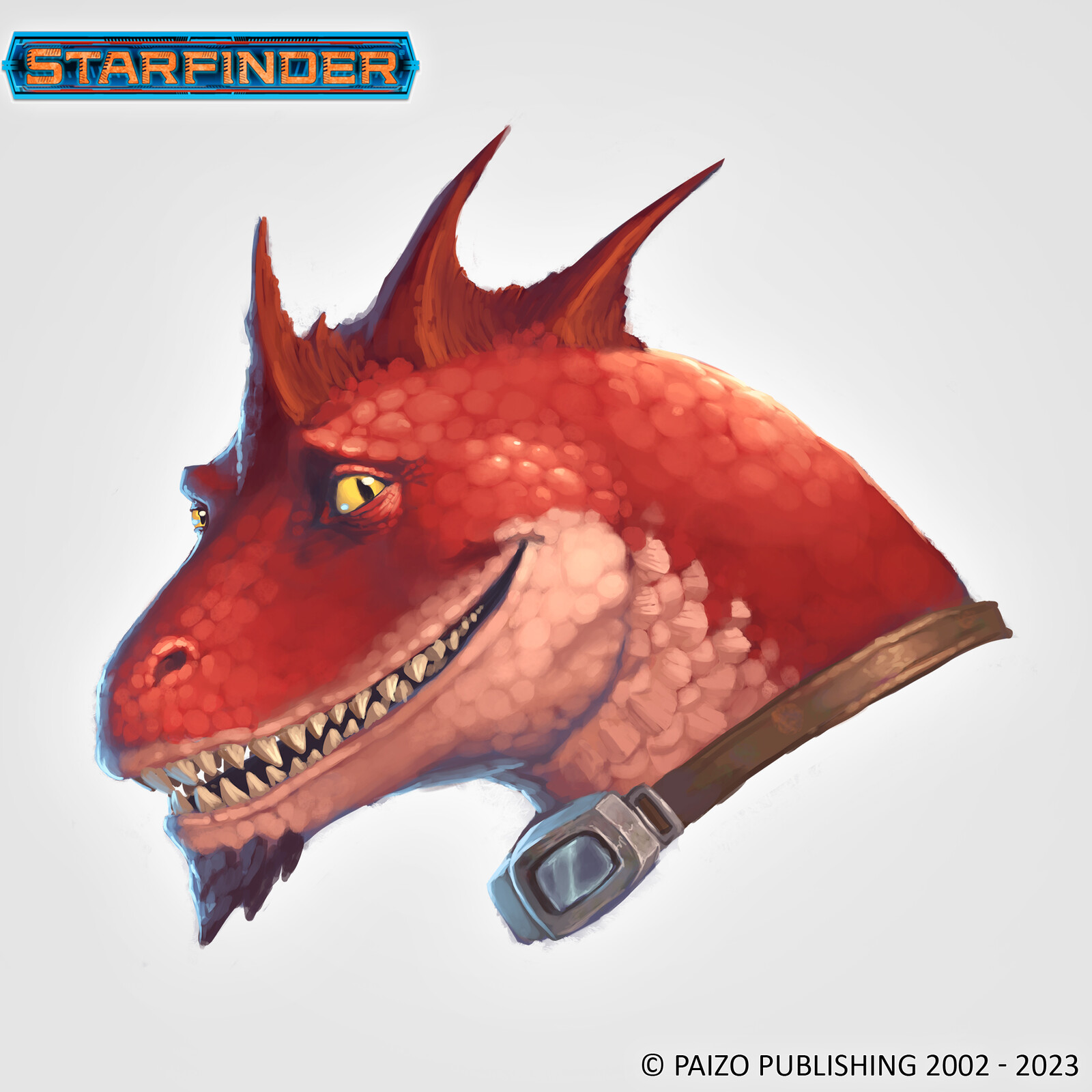 Lizard with soul patch