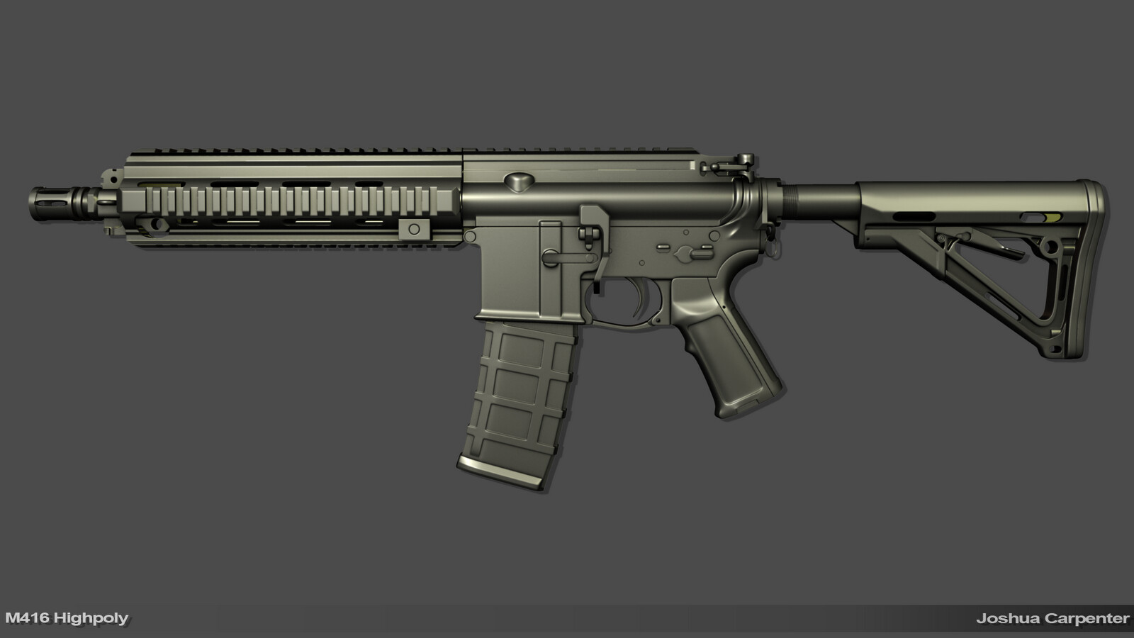 3d model gun. M416. М416 Конг. M416 ледник. M416 rasm.