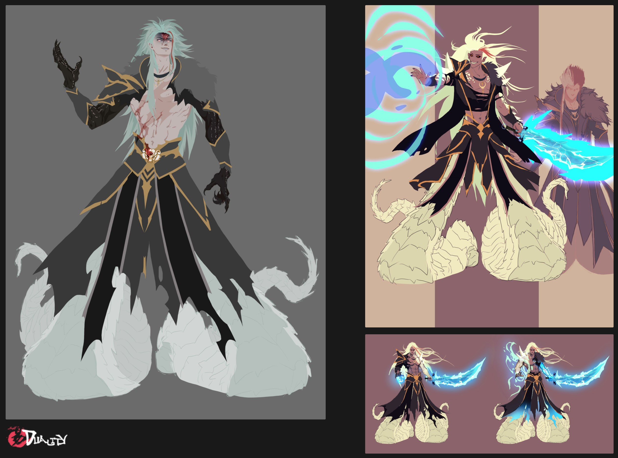 Character design - GongGong wild mode