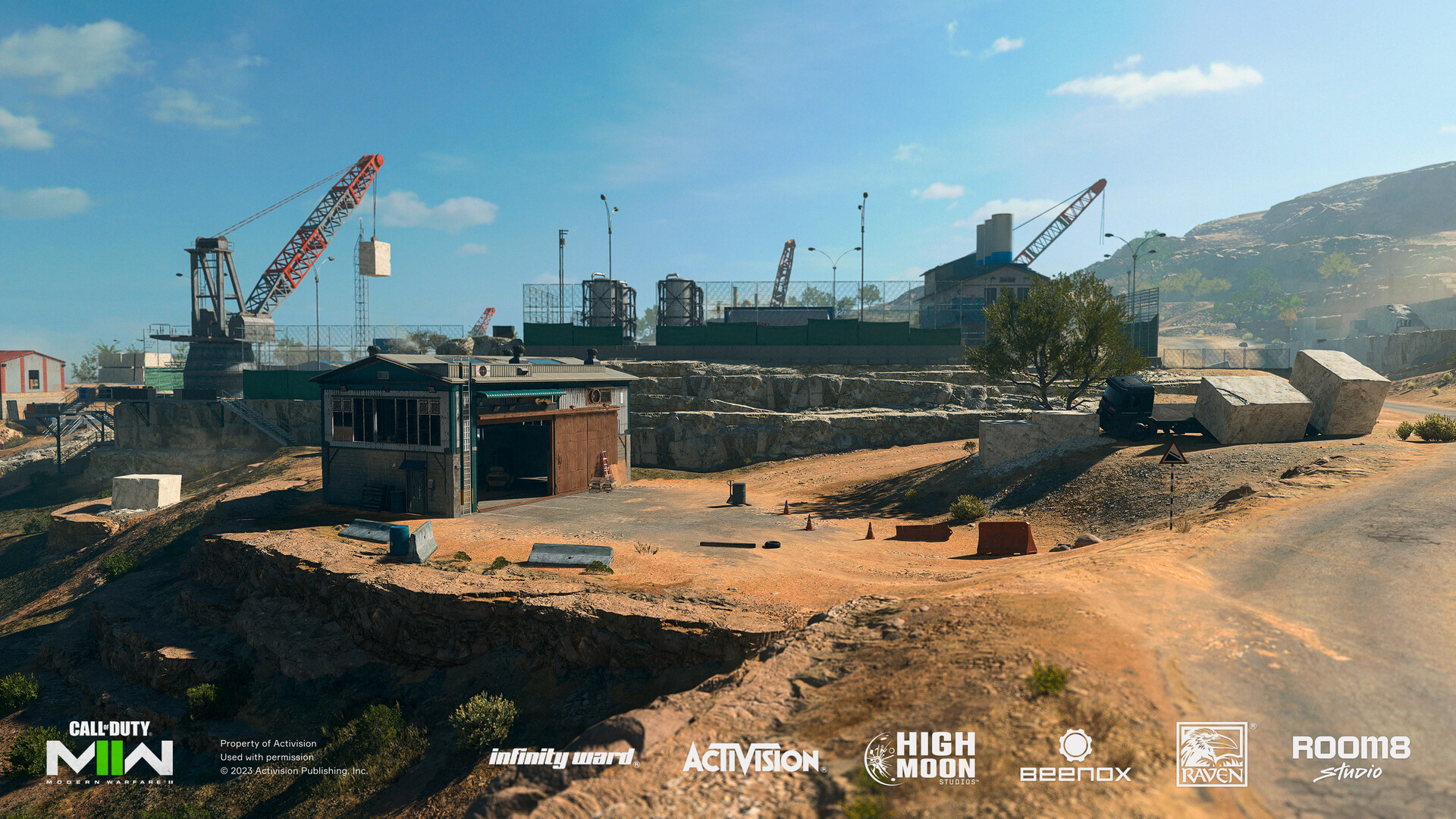 Lisa Saposh Call of Duty MW II Warzone 2.0. Al Mazrah Al Safwa Quarry