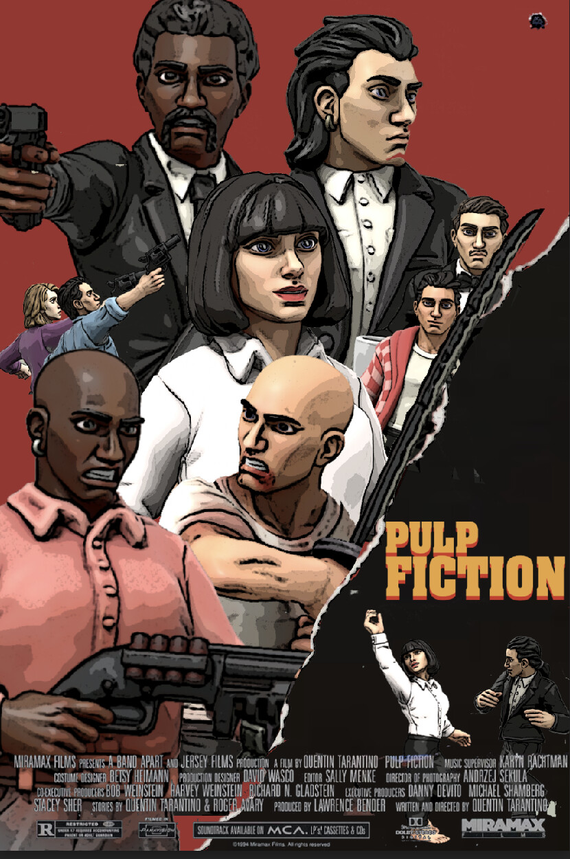 ArtStation - Pulp Fiction poster