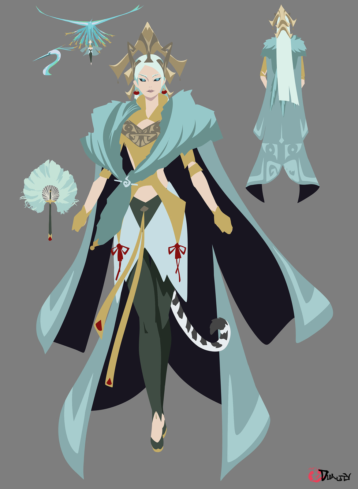 Character design - Ivory Tiger