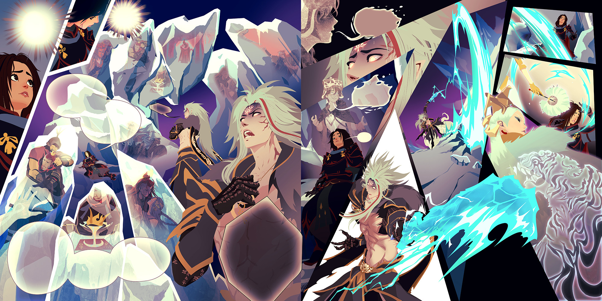 Page K color flatting