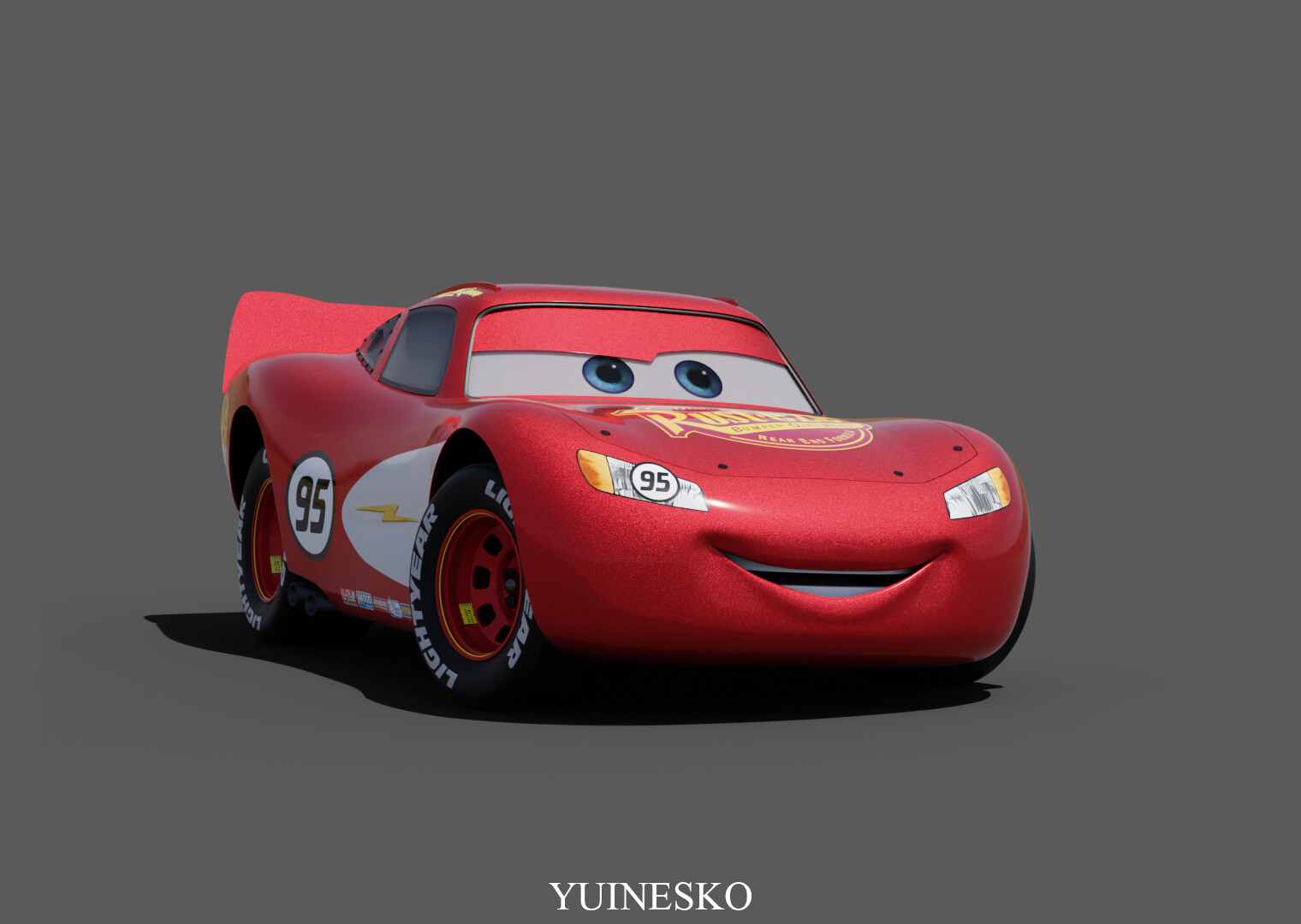 ArtStation - Lightning McQueen | Blender Model