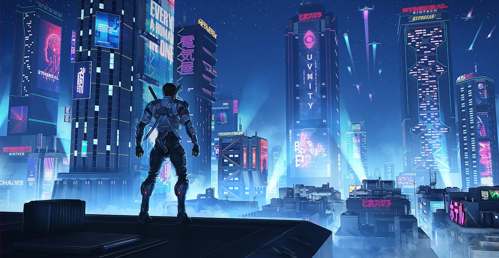 Cyber City night