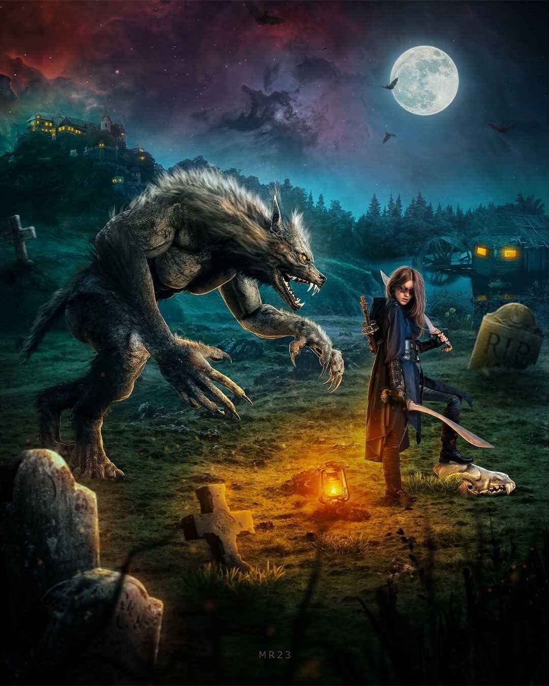ArtStation - Night Of The Werewolf