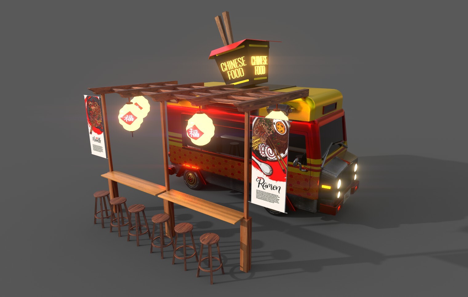 ArtStation Chinese Food Truck