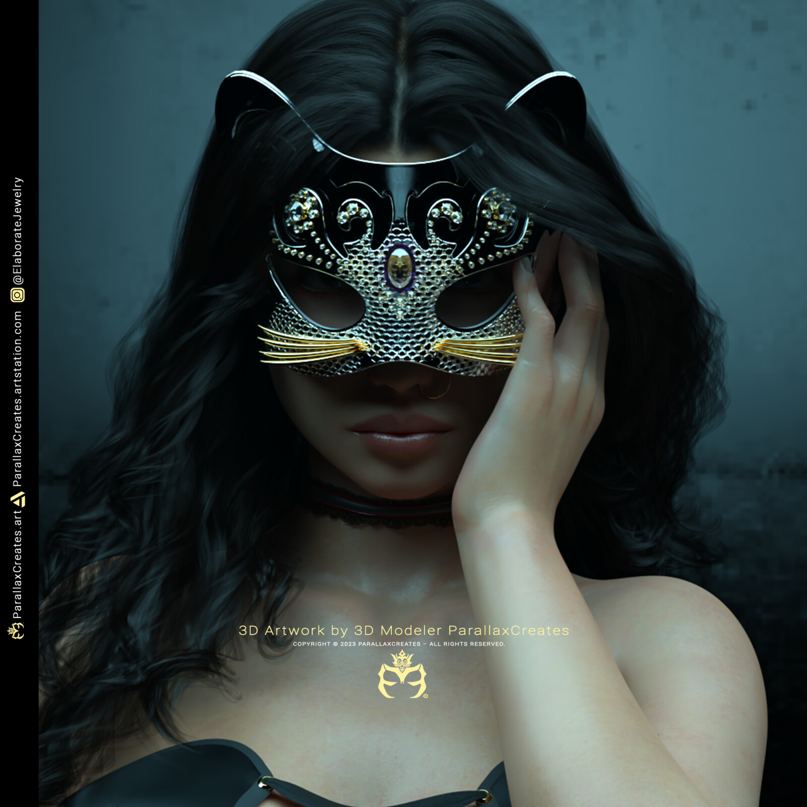 Kat Mask - Baked Textures by ParallaxCreates