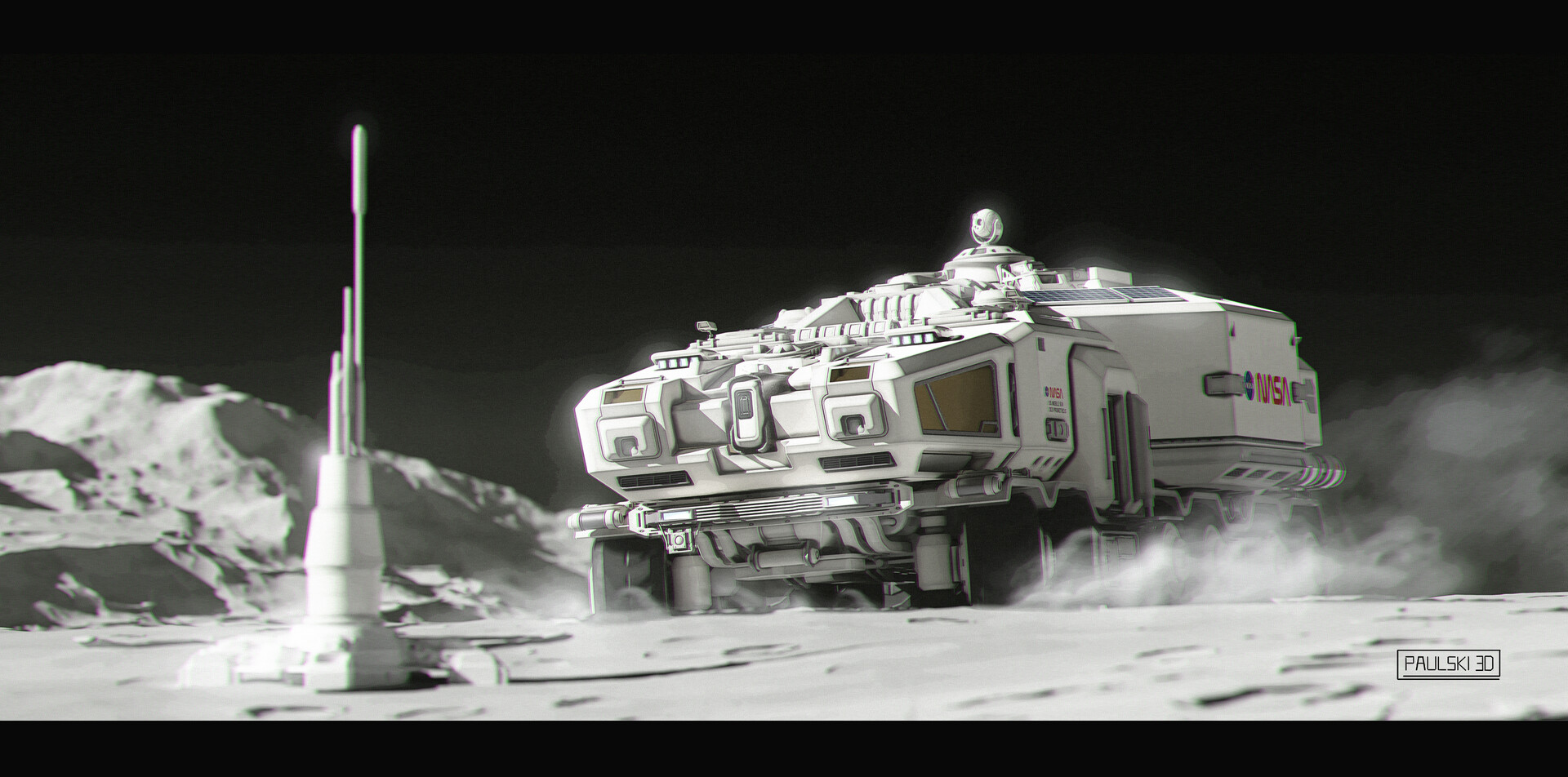 ArtStation - Mobile base concept