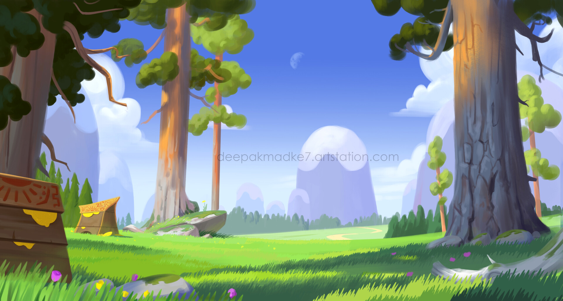 ArtStation - Game Background Design