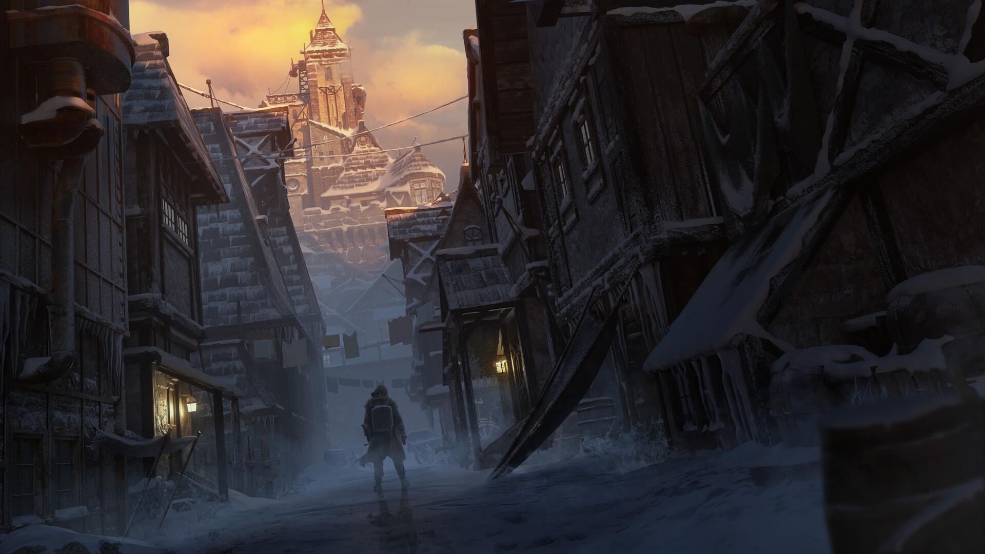 ArtStation Snow Town III artstation-snow-town-iii