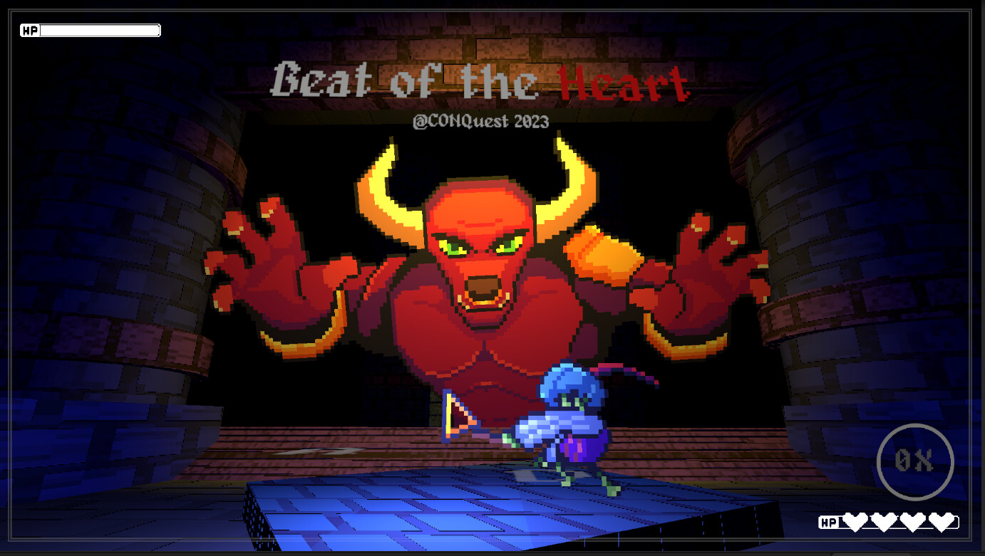 Philip Villaluz Procedural Pixelated Brick Textures for Beat of The Heart