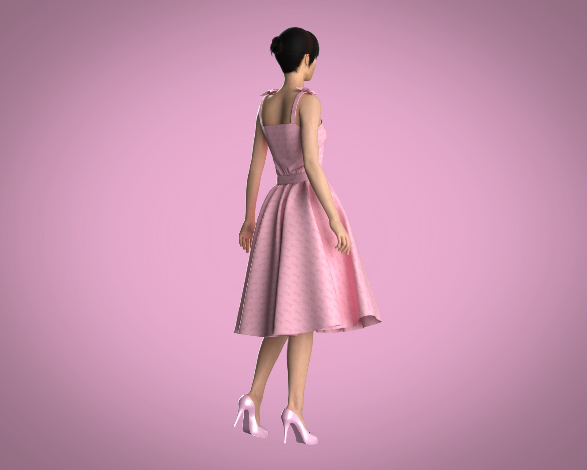 ArtStation Barbie Dress Barbie Logo