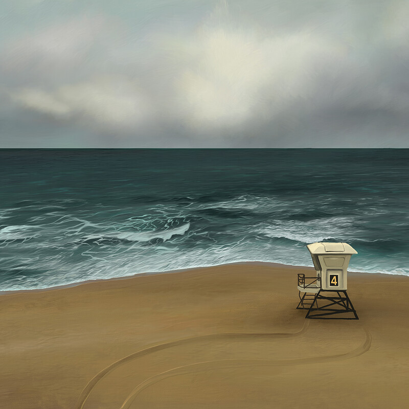 Coastal Tranquility: Montara Sands Painting