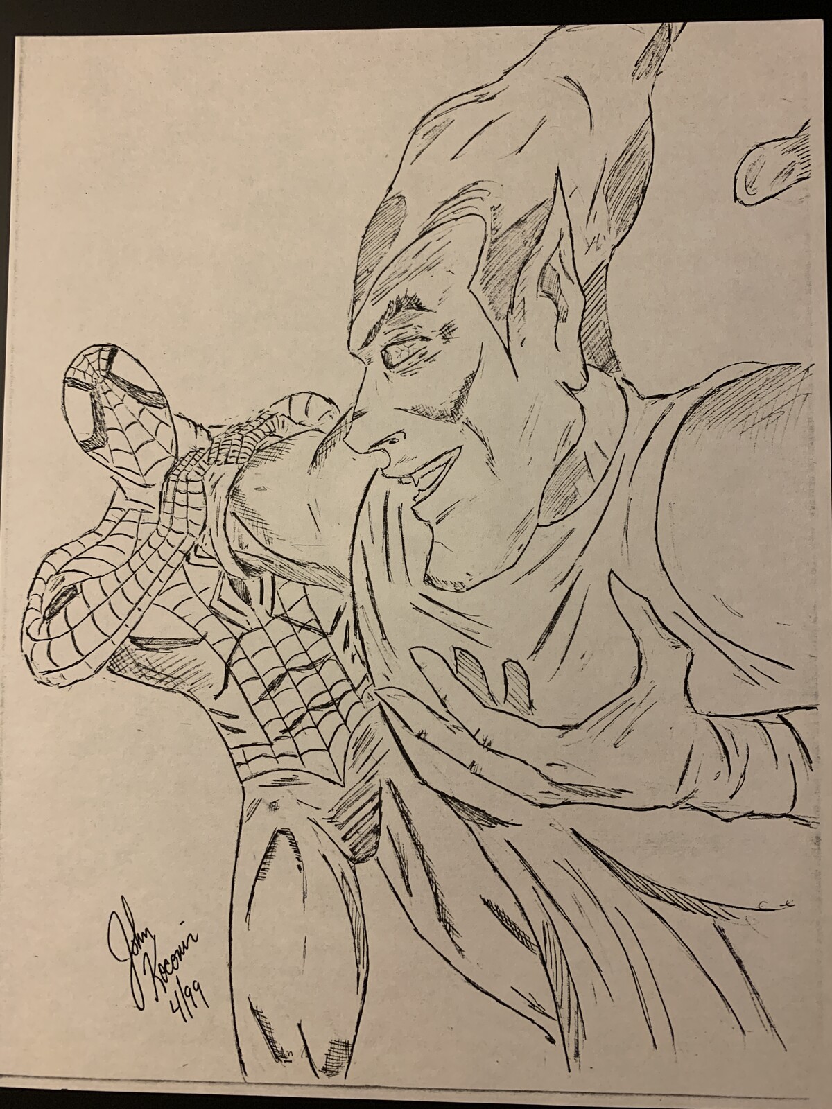 Spider-Man and Green Goblin