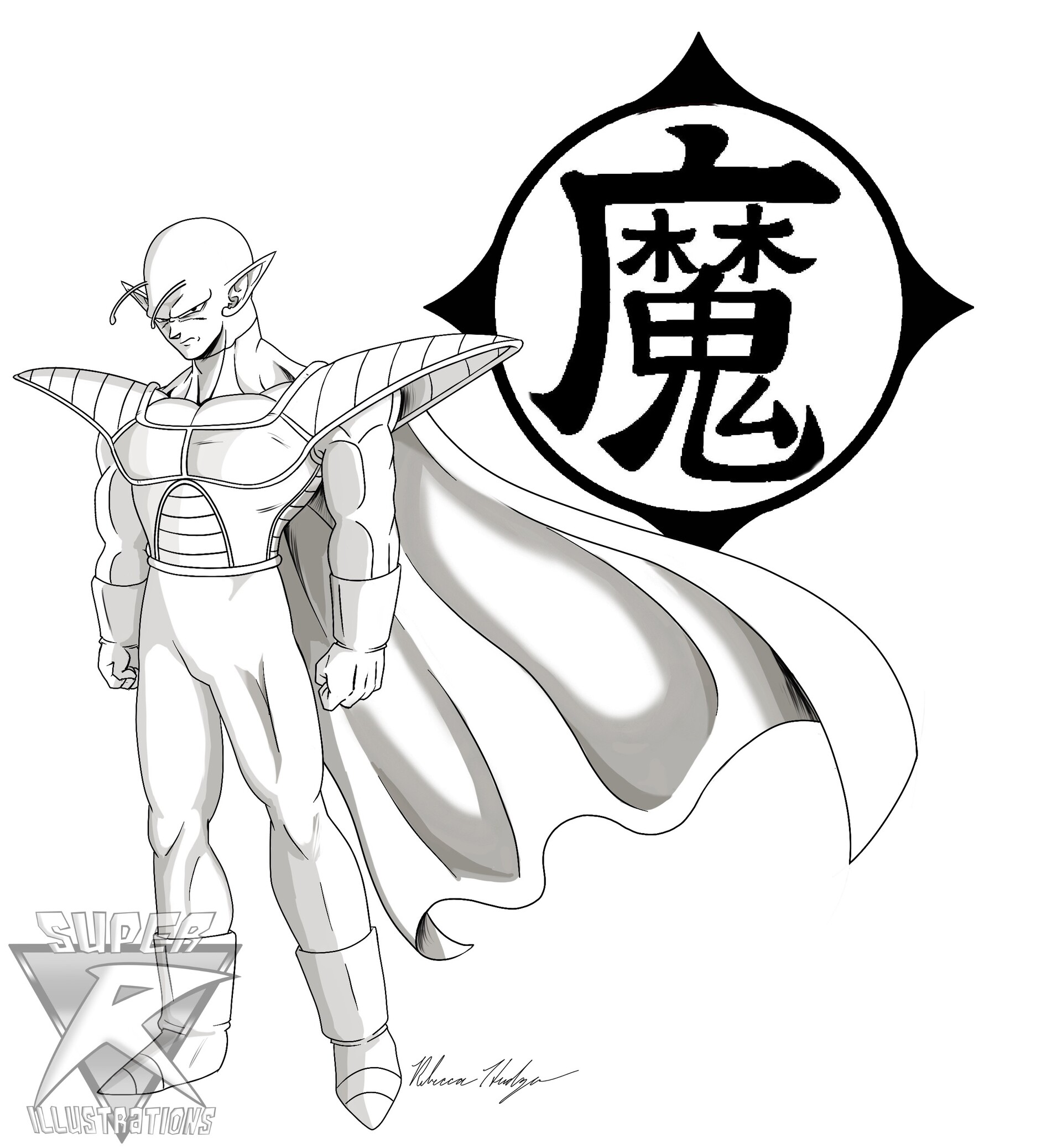 ArtStation - Piccolo in Saiyan Armor