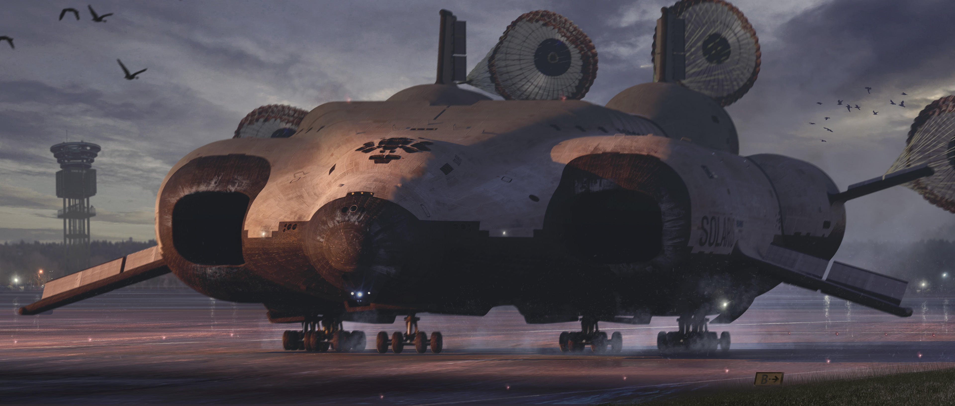 Jumbo Space Shuttle by Kentaro Kameda : r/ImaginaryStarships