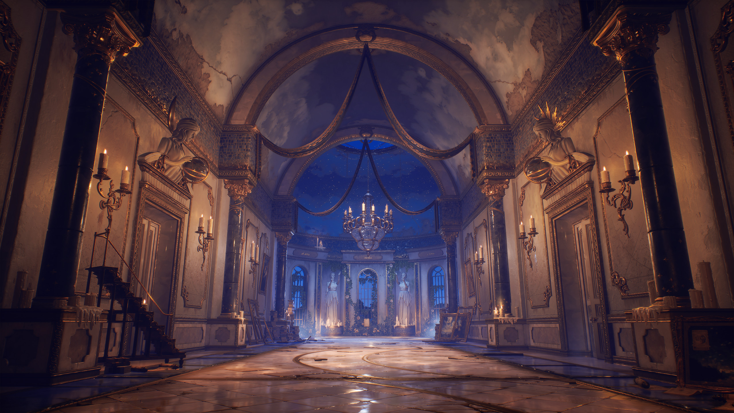 Fantasy Throne Hall in Environments - UE Marketplace