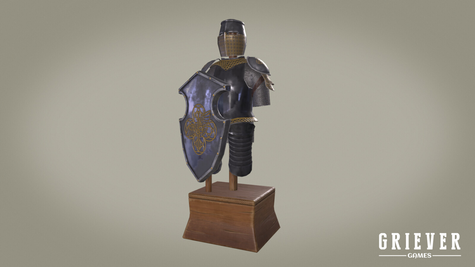 Suit of Armor for Display | Griever Games Environment Asset