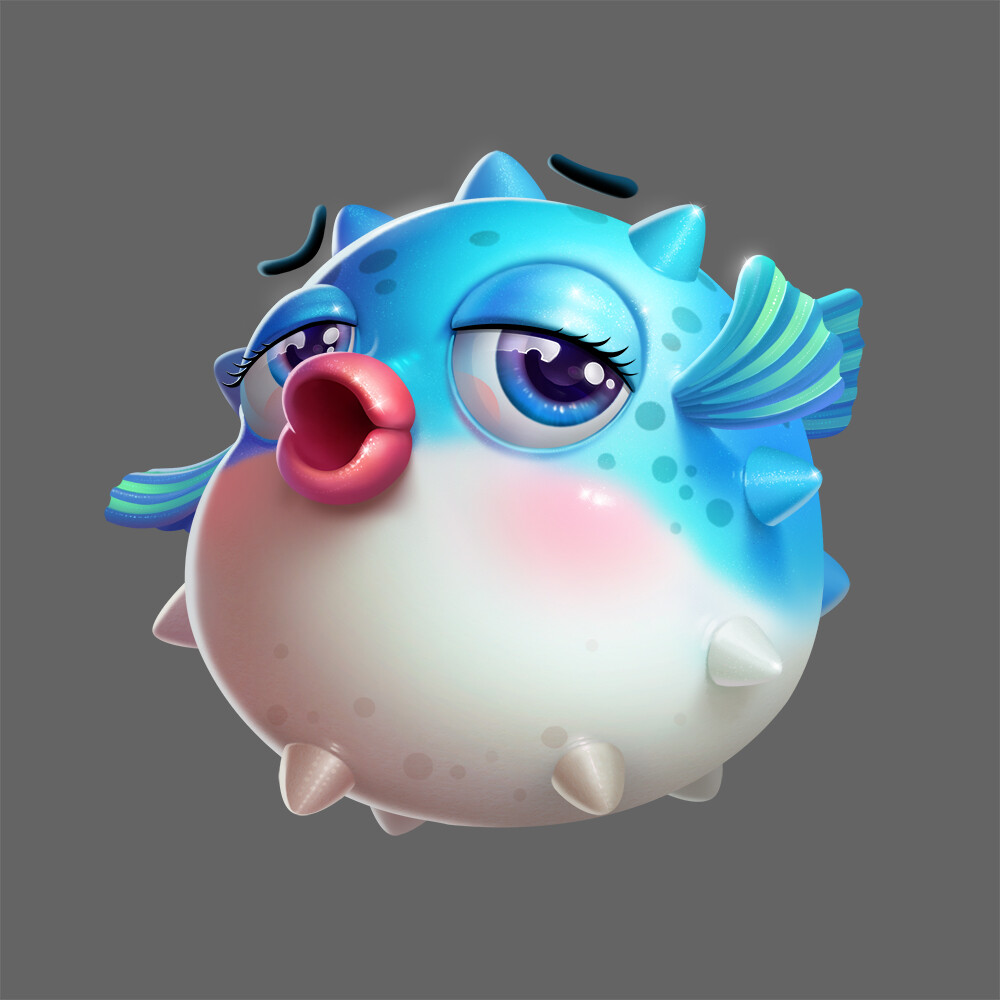 ArtStation 河豚