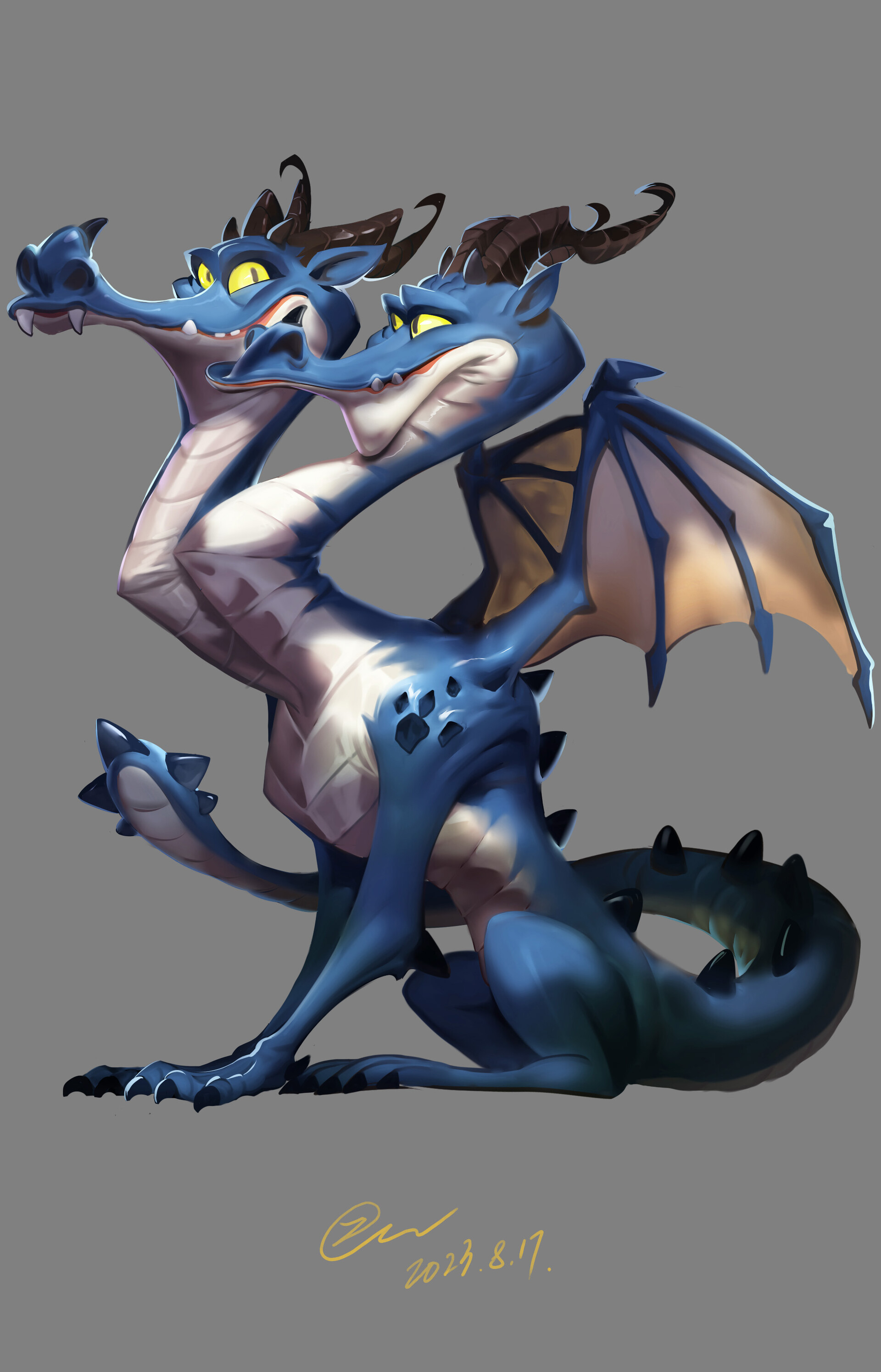 ArtStation - 双头龙兄弟, image size:1920x2991