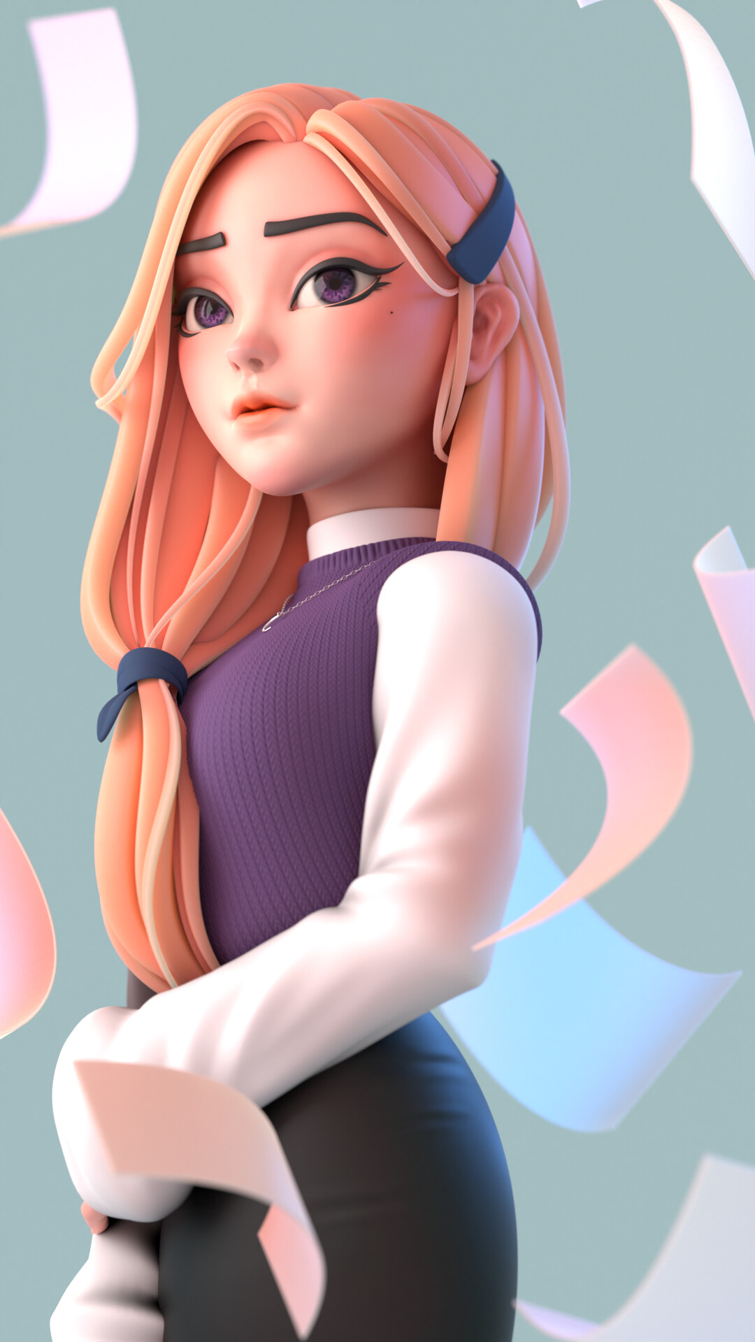 miniature style cute character 3d artwork :) : r/blender