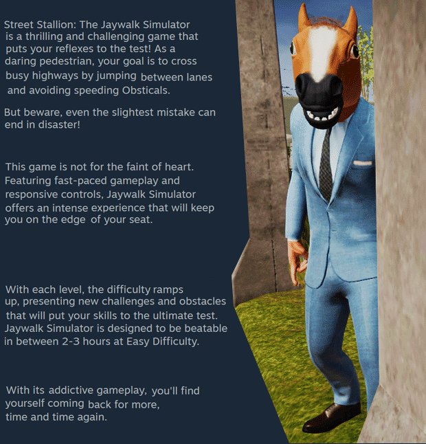 Ruedy Stacher Street Stallion The Jaywalk Simulator