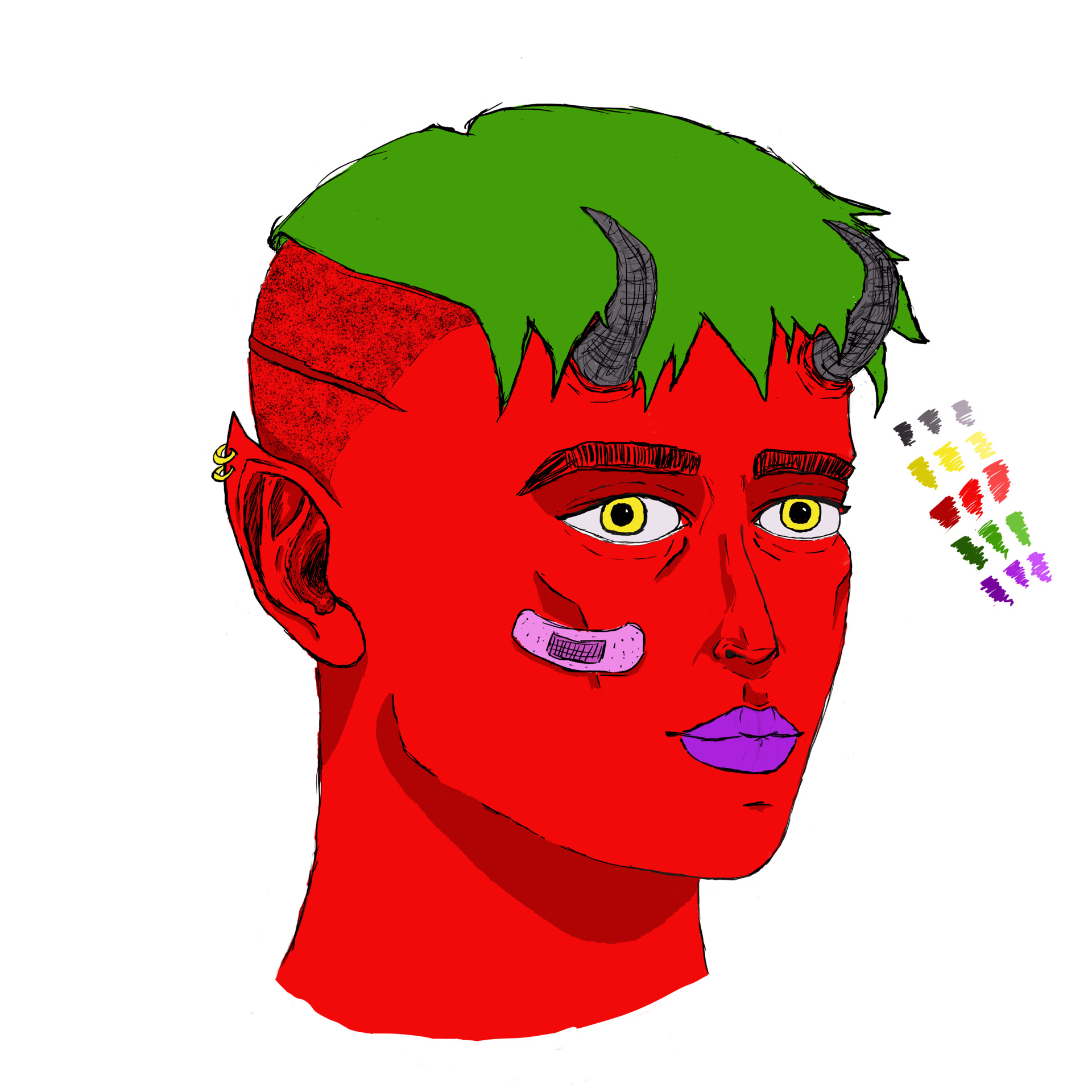 Shasheen khale devil punk girl