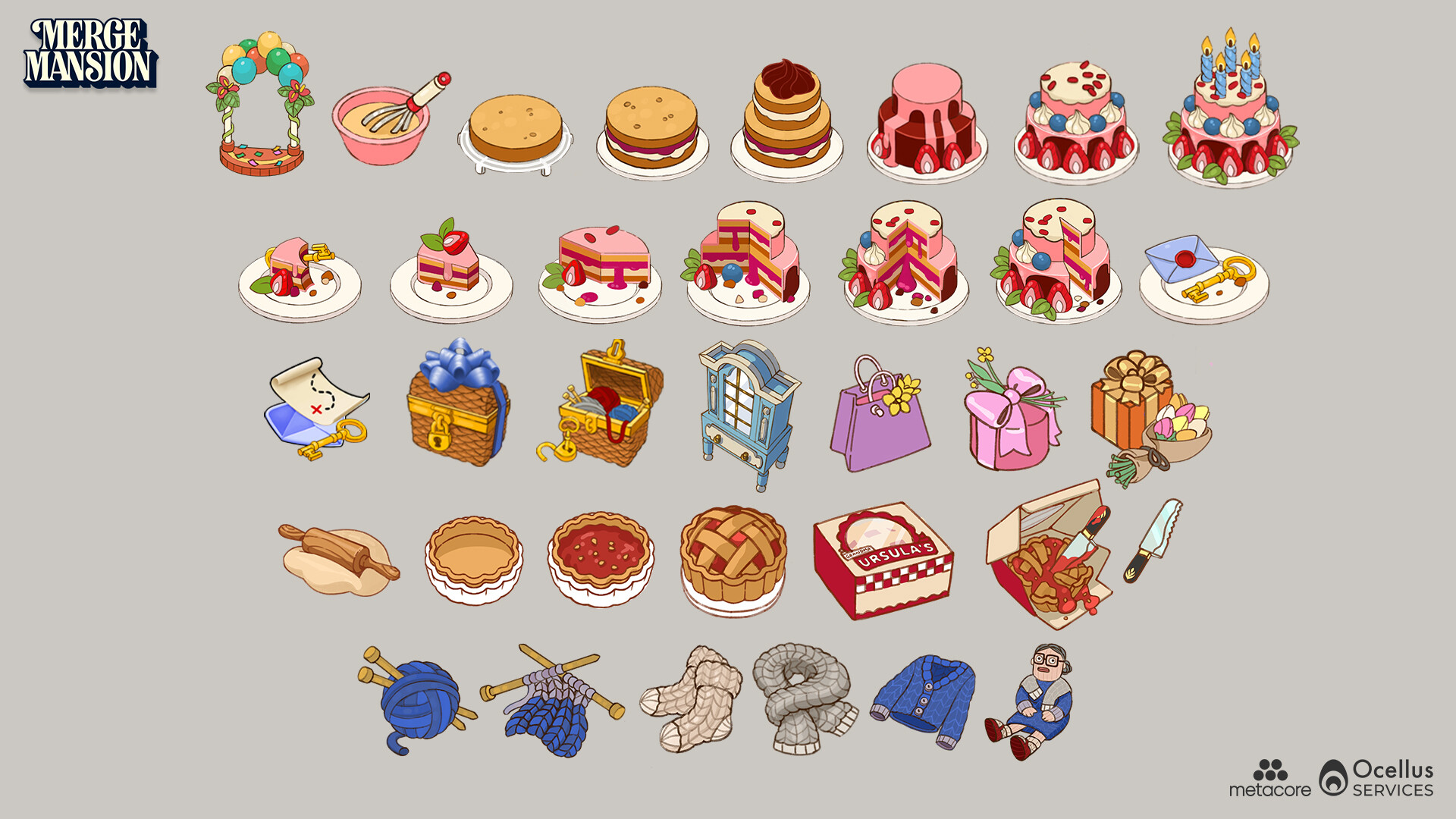 Ocellus SERVICES Merge Mansion Birthday Event