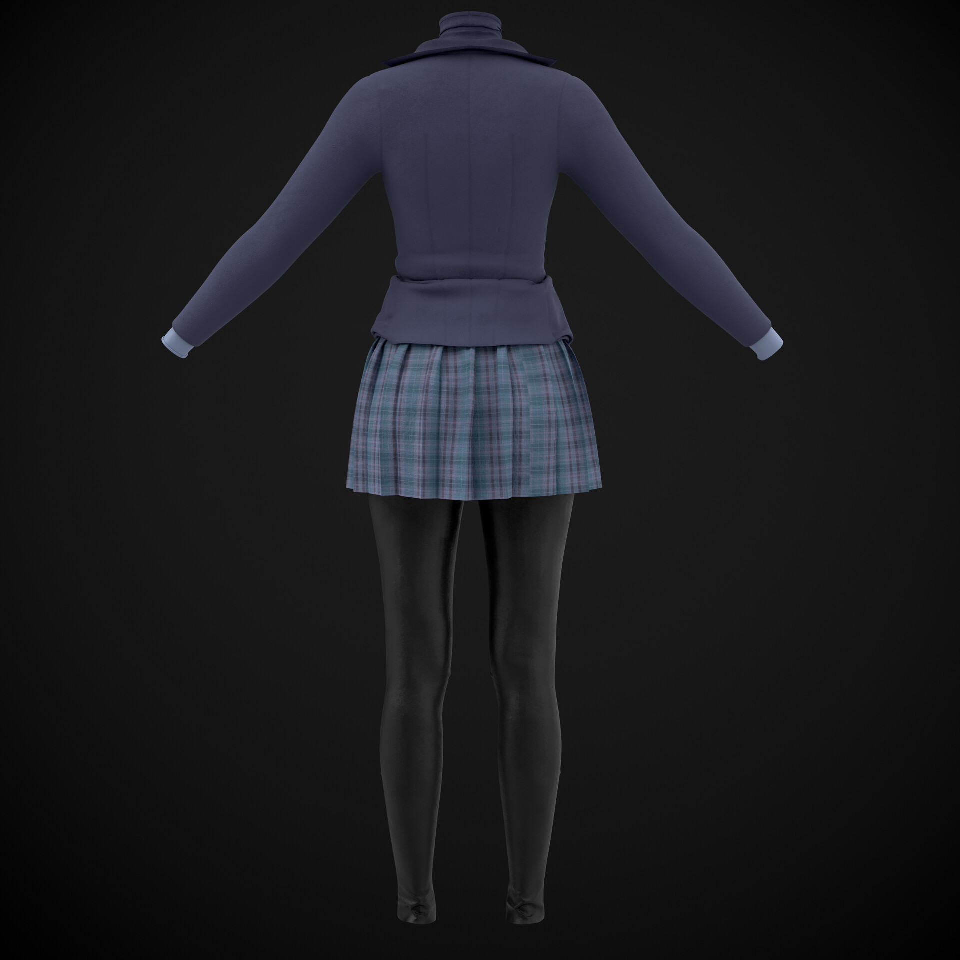 ArtStation - School Uniform