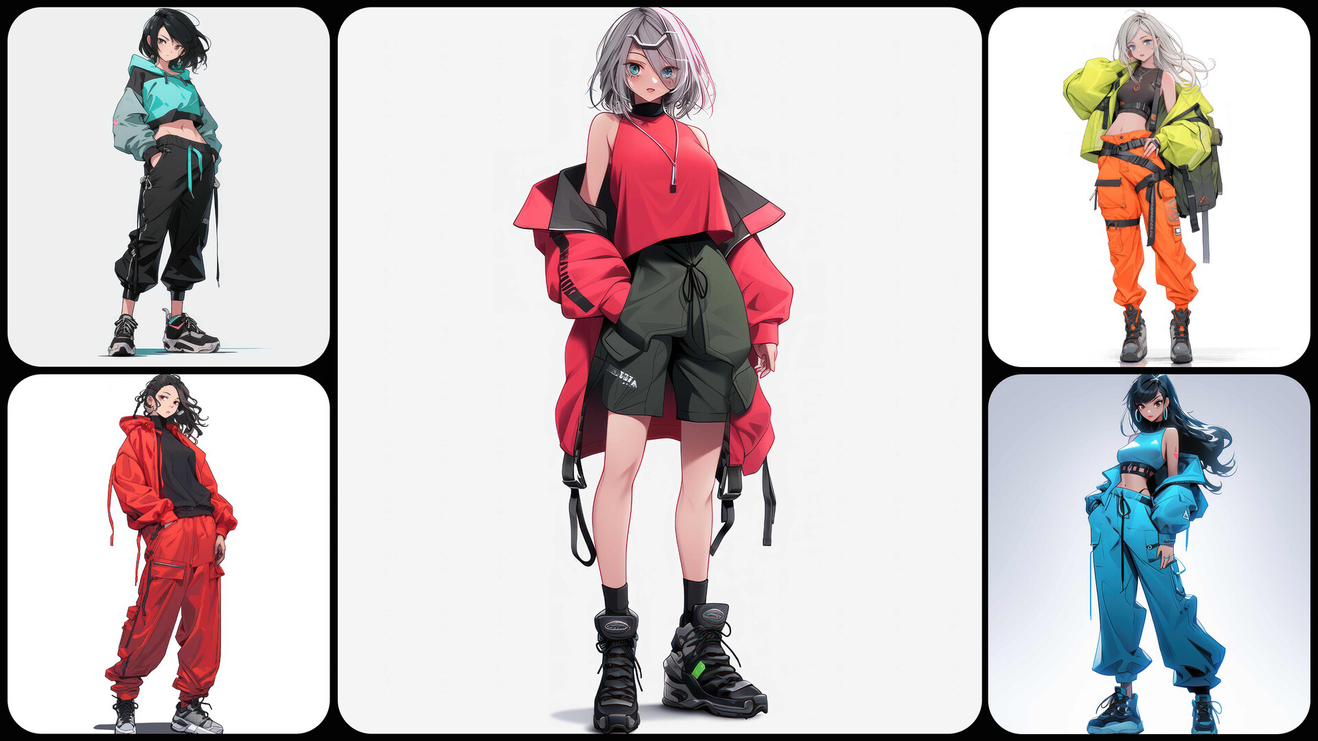 Ferial Concept - 🔹370 Street Fashion Character [Anime] Reference Image ...