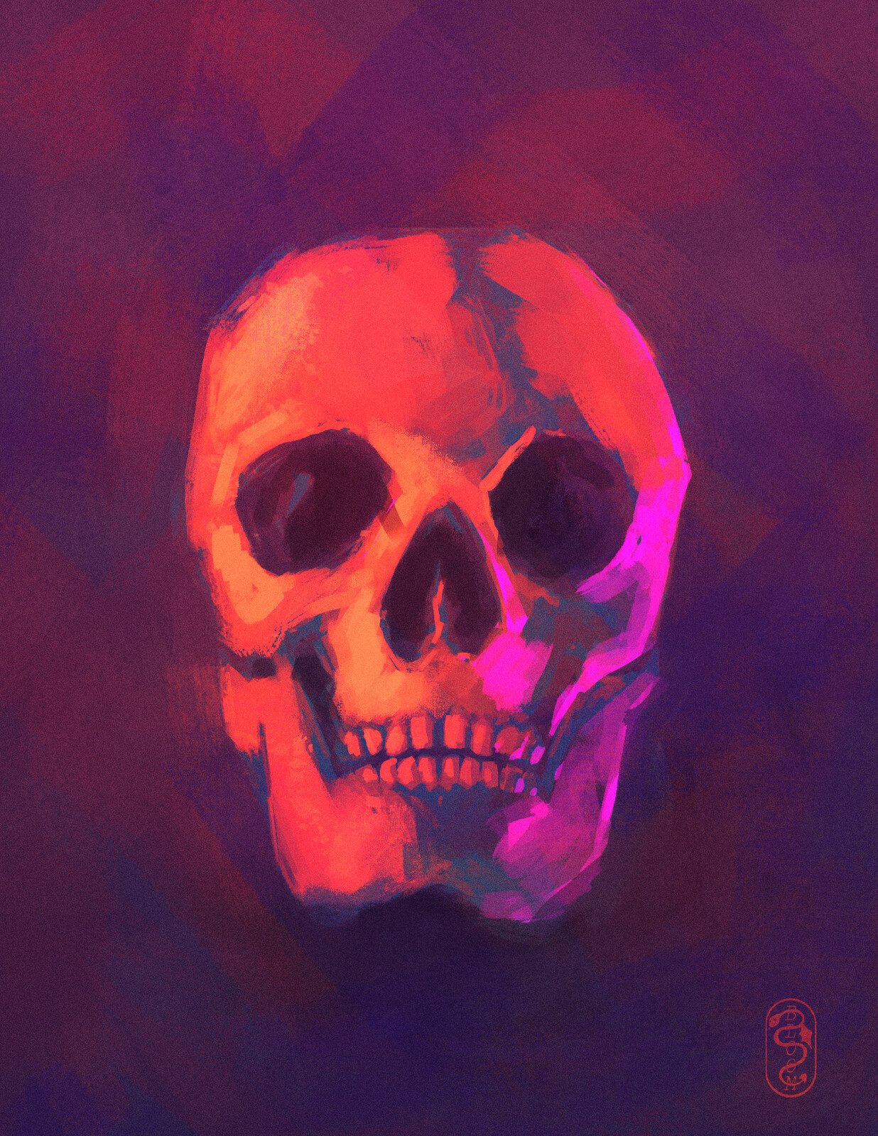 Skull Painting Warmup