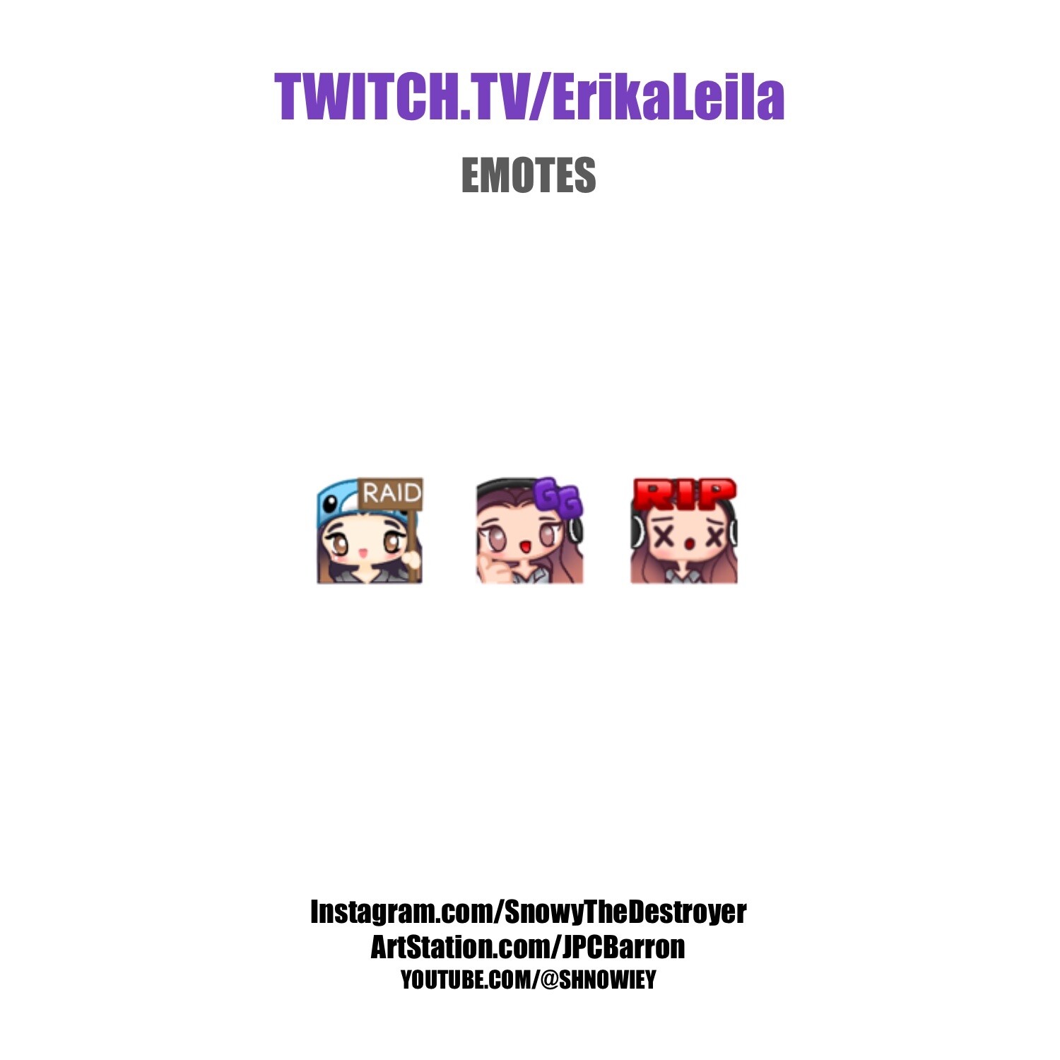 ArtStation - Twitch Icons/Emotes/Designs