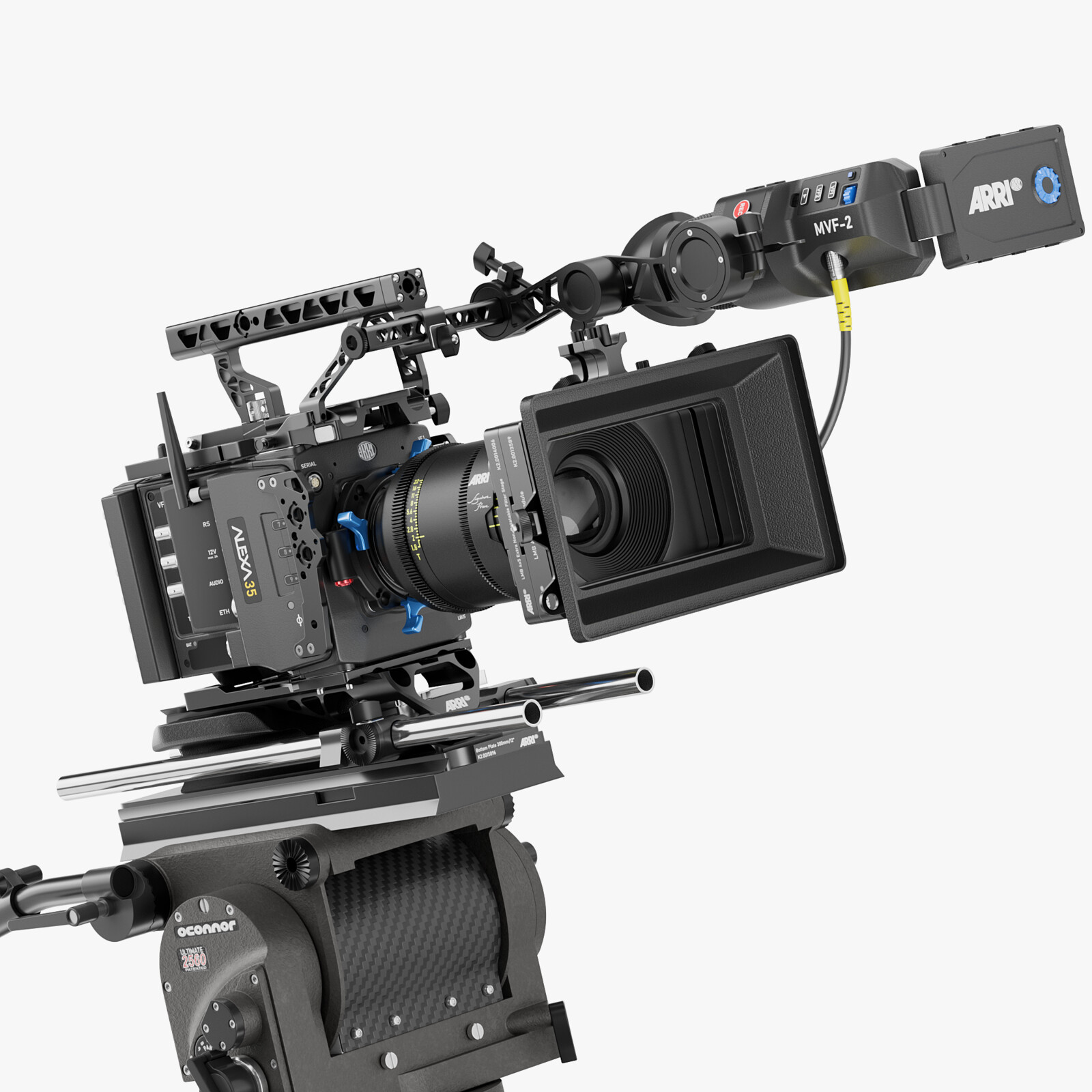 ARRI ALEXA 35 with Production Set Accessories &amp; OConnor 2560 Tripod systems