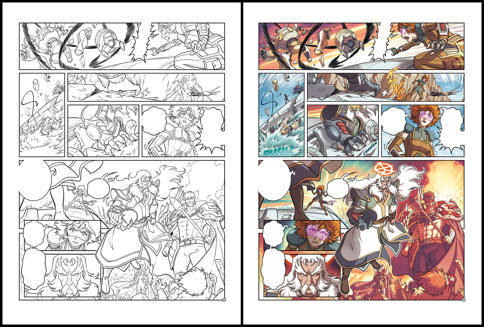 Les Légendaires Résistance Scan Vf Pop - Les Légendaires Résistance #2 | Comic book colors