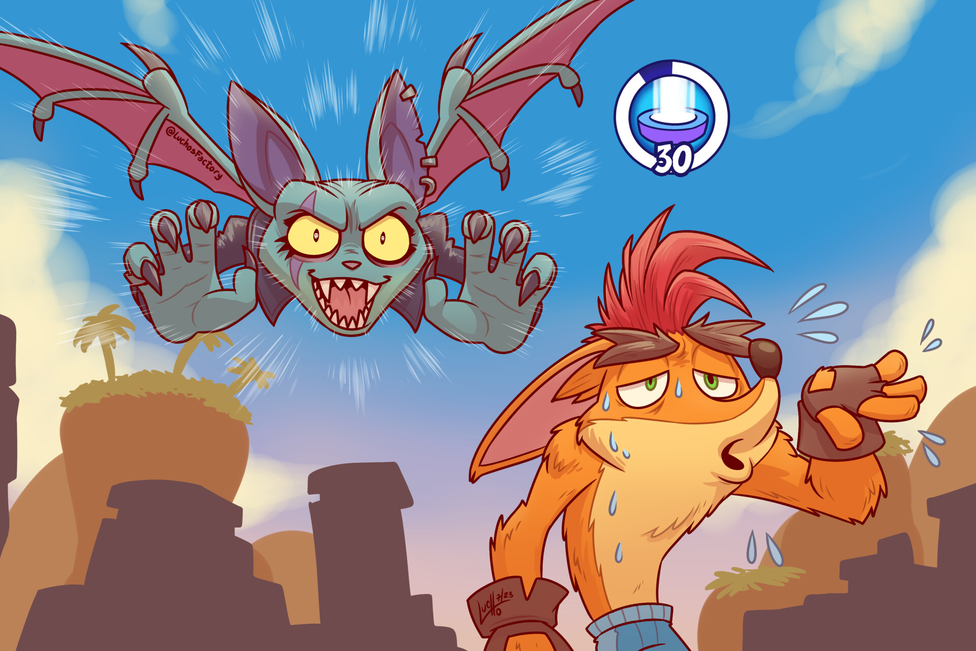 ArtStation Crash Team Rumble Fan Art