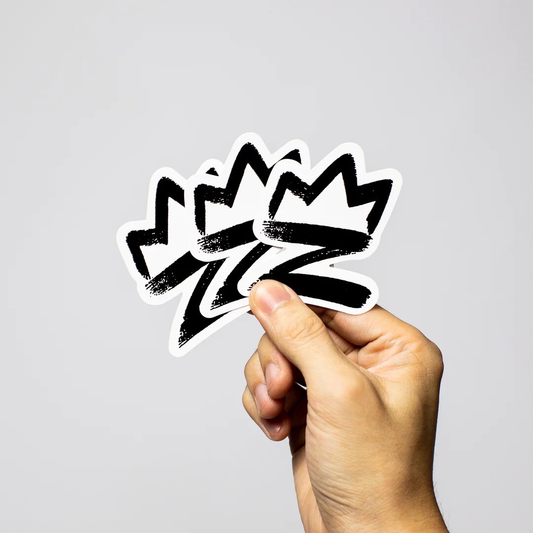 Z-Crown stickers I designed