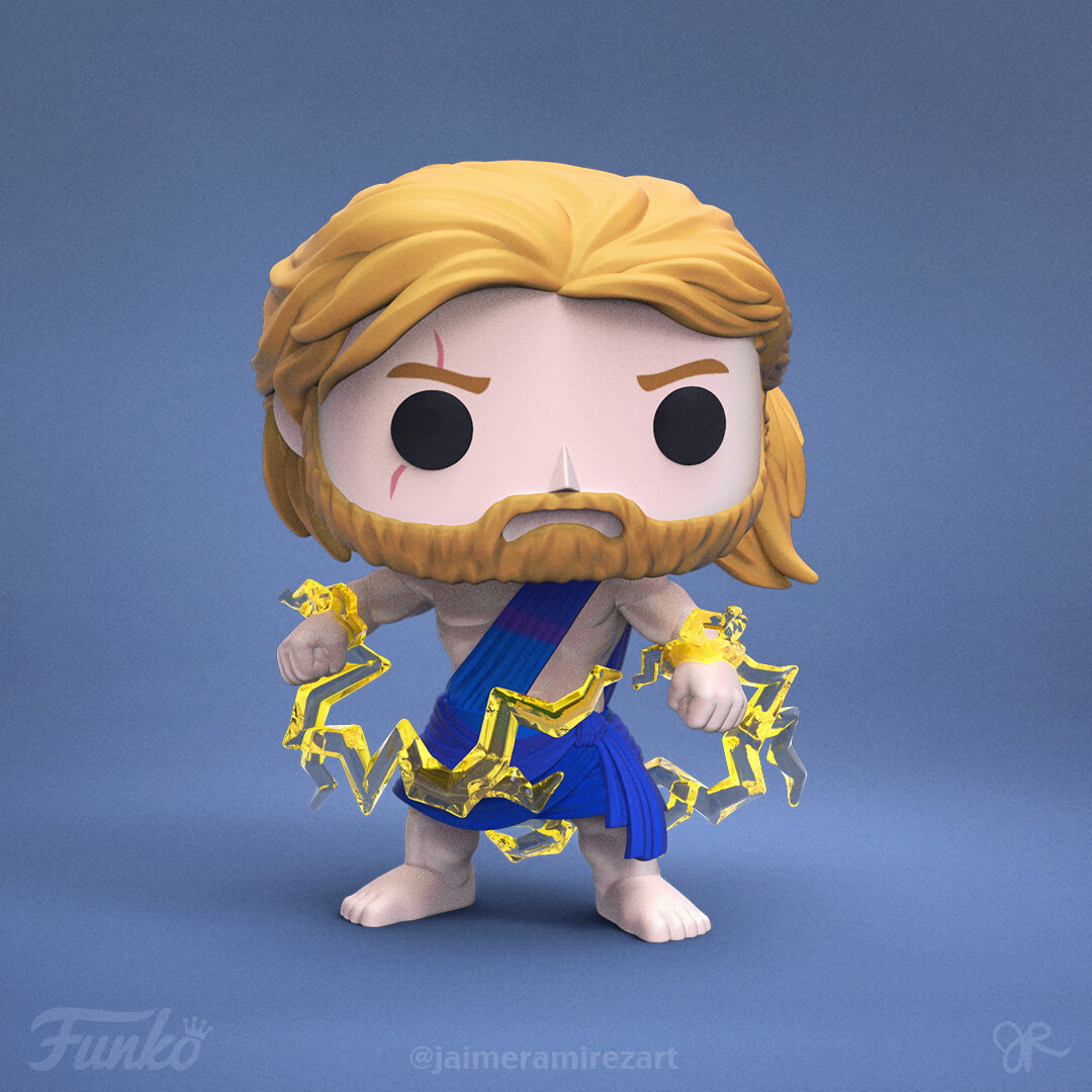 ArtStation - Funko: POP Thor Love and Thunder - Thor in Toga