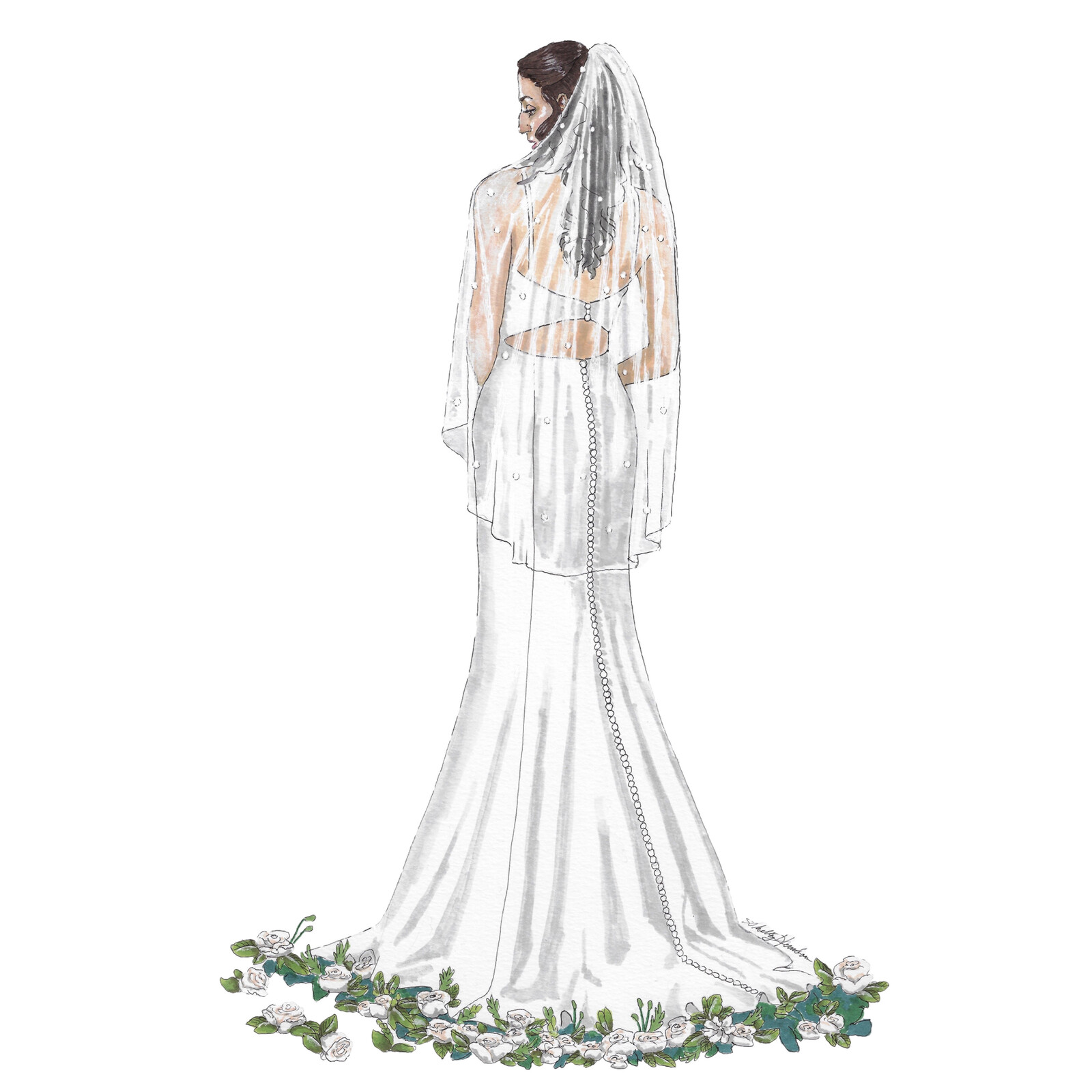 COUSIN'S WEDDING ILLUSTRATION